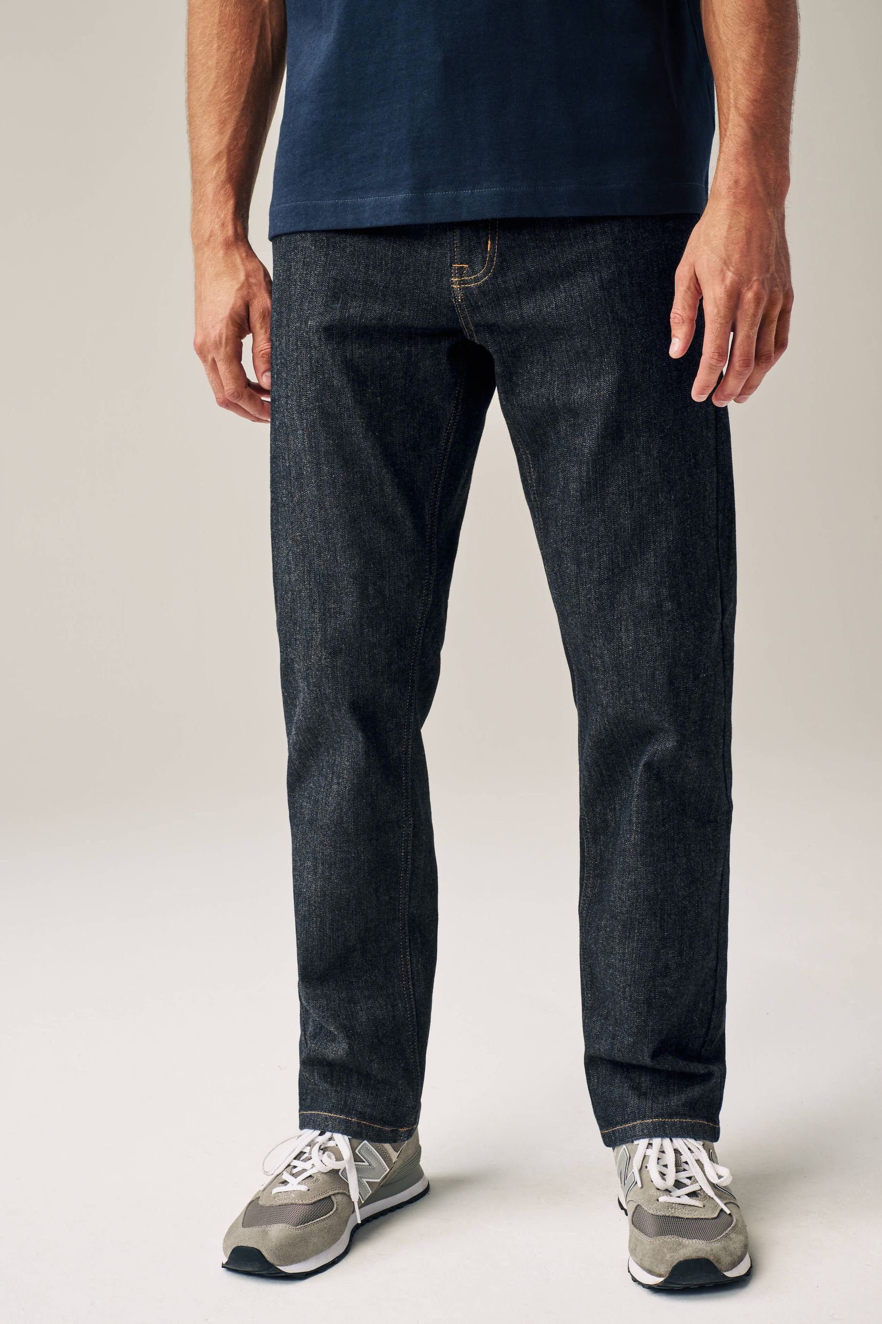 Jeans Straight Next - Motionflex Rinse (1-tlg) Straight-Jeans