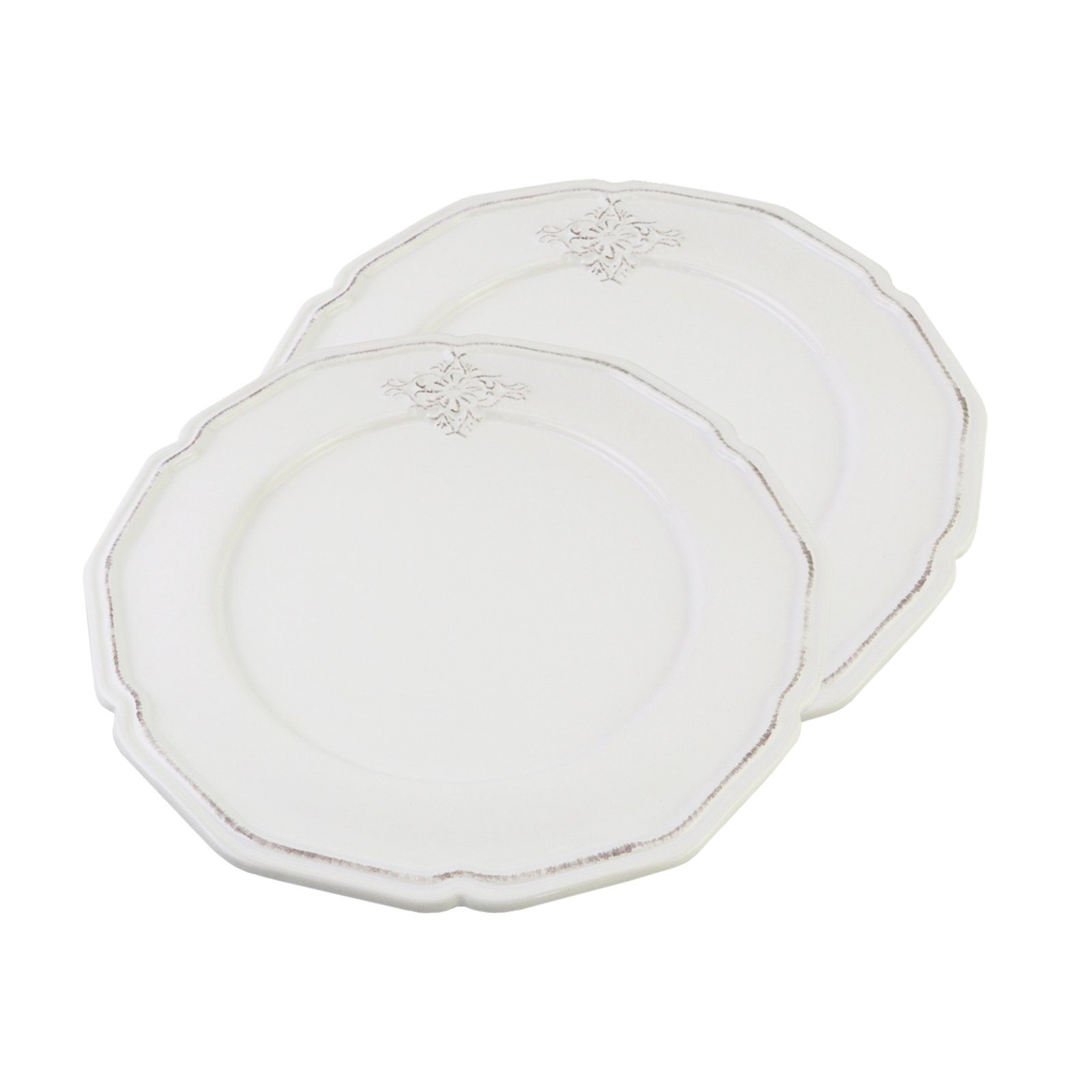 Neuetischkultur Speiseteller Speiseteller Keramik weiß 2er-Set Bessie, (2 St), Essteller. Reduzierter Preis € 11,19. Unverbindliche Preisempfehlung € 19,00