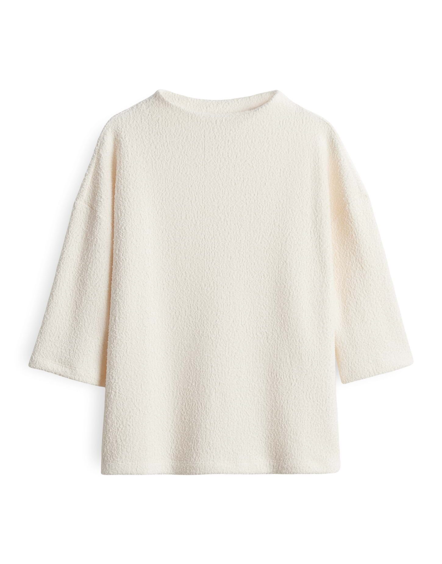 someday 3/4-Arm-Shirt KELISE Regular Jerseyshirt in Bouclé Optik Regular Jerseyshirt und lockere Passform