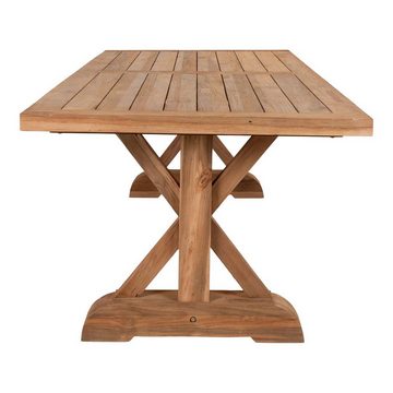 ebuy24 Gartentisch Volos Gartentisch Teak.