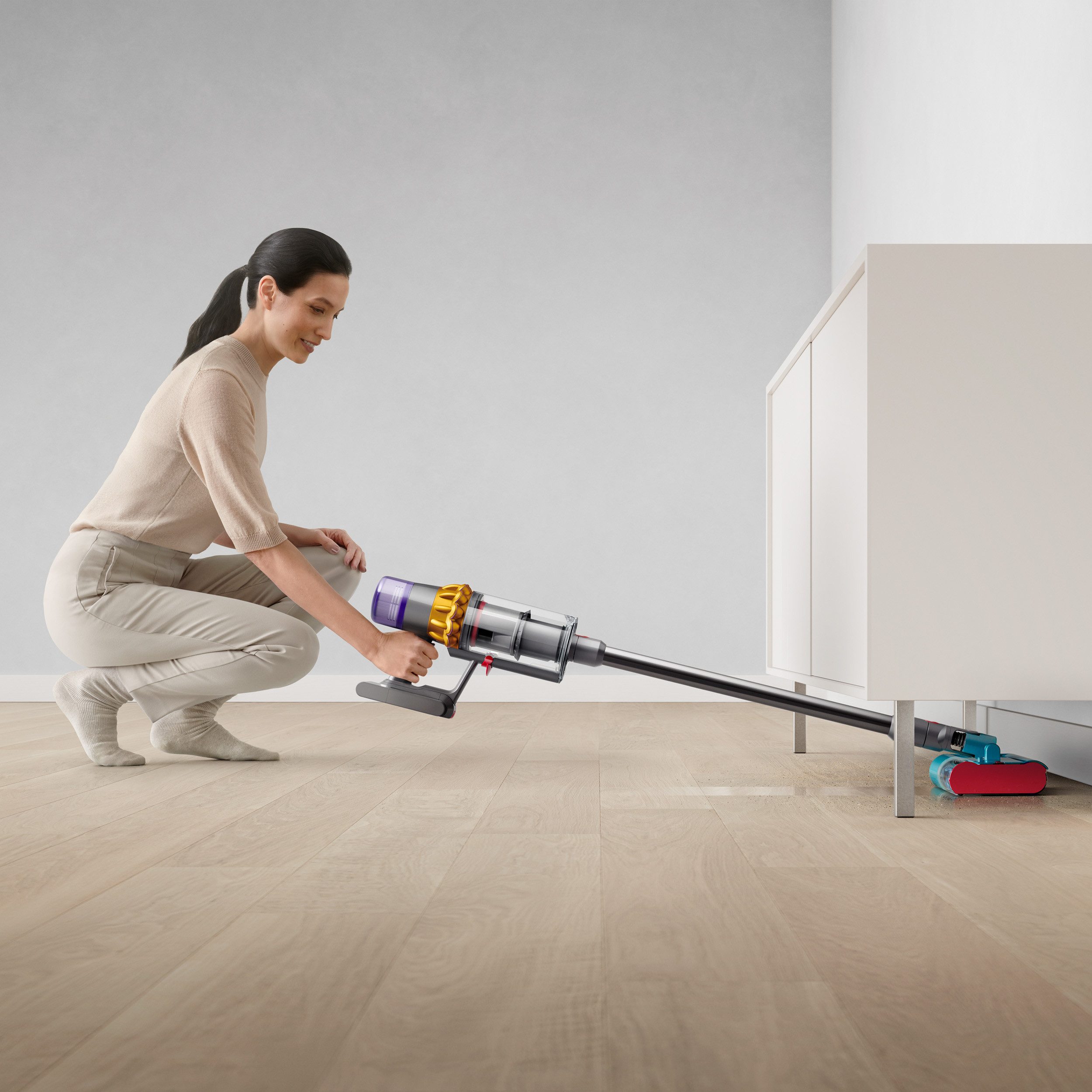DYSON Nass-Trocken-Akkusauger V15s Detect Submarine™, 660 W, beutellos, Bis zu 60 Minuten Laufzeit inkl. austauschbarem Akku