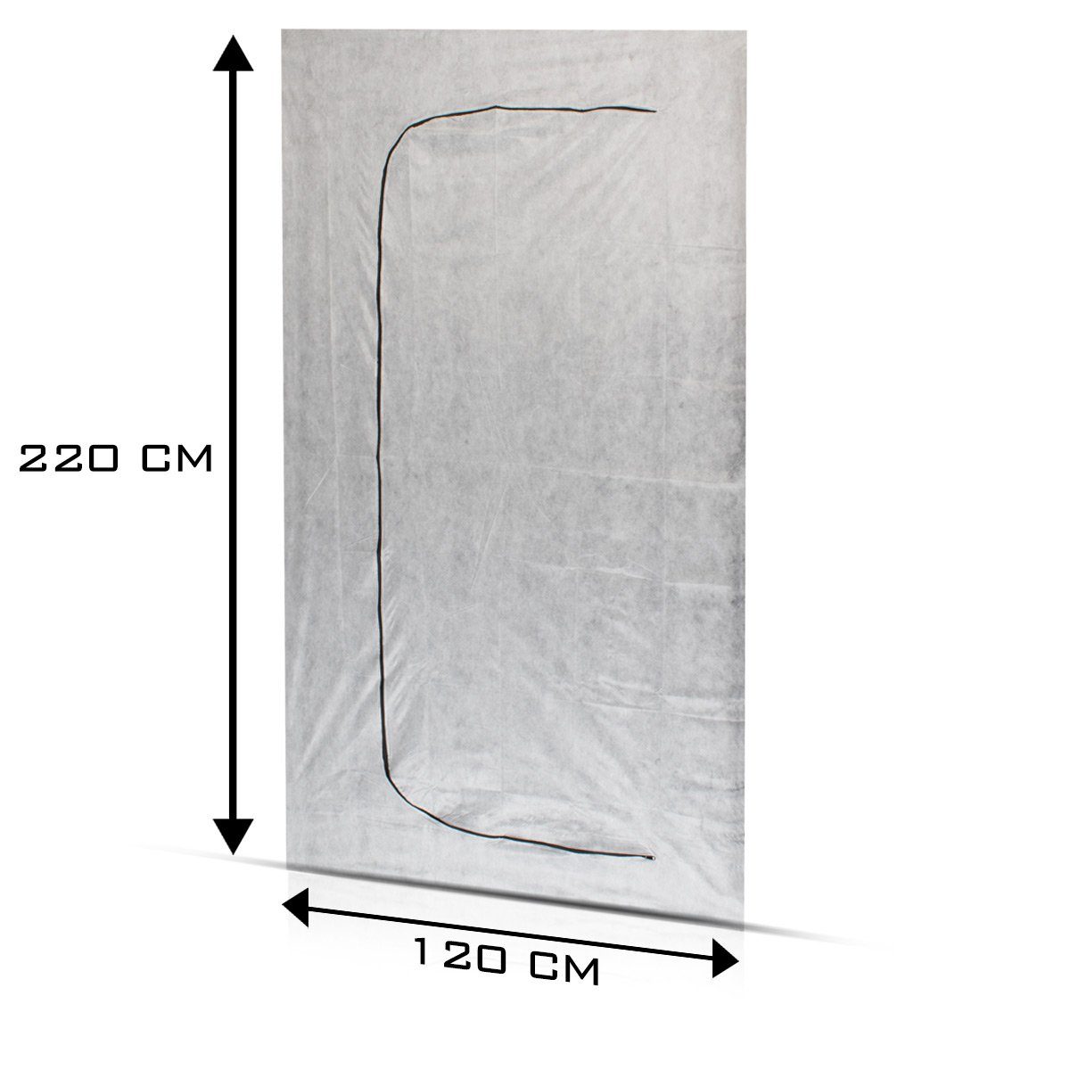 Schmutzschleuse, (Packung, STAHLWERK Staubschutztür Zargenmontage, 1-St) Staubschutztür Staubtür Türmontage,