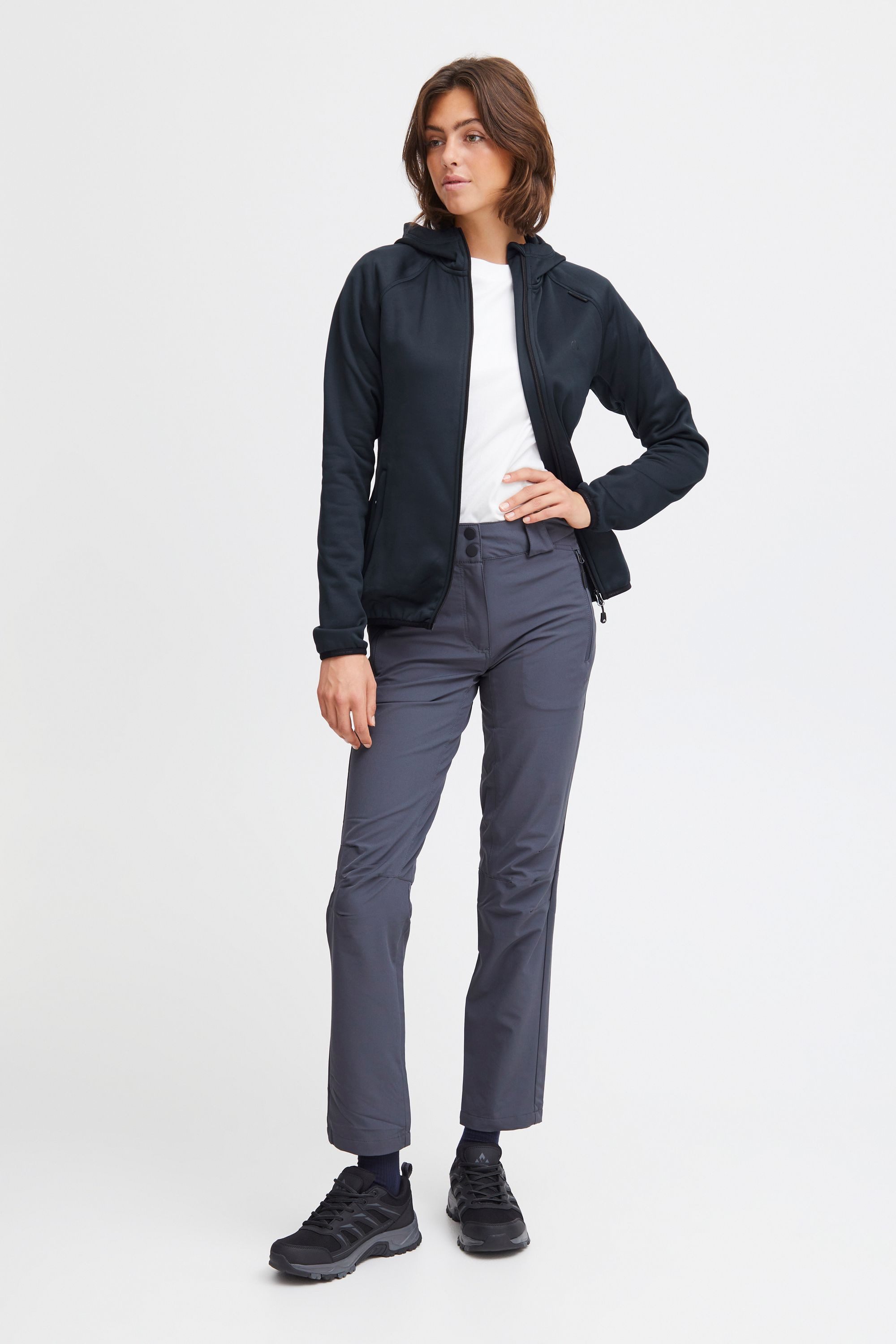 North Bend Fleecejacke NBBerta W 211745MMM Sportliche Fleecejacke mit Kapuz günstig online kaufen