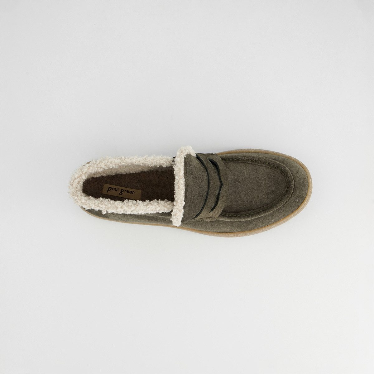 Paul Green Paul Green 5576-003, Slipper & Mokassin, Warmfutter, Grün, Damen Winterstiefel