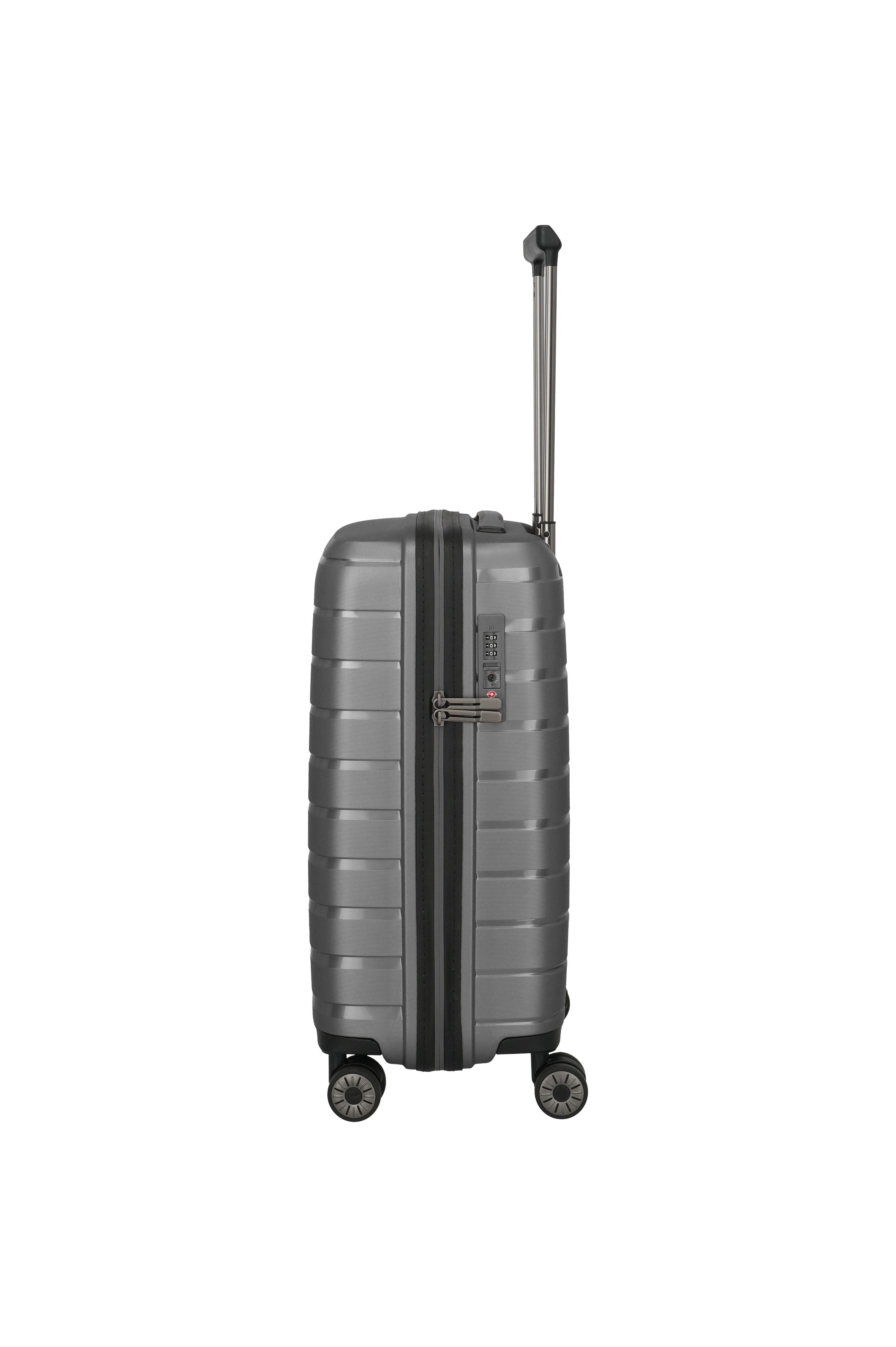 travelite Trolley AIR BASE Reisekoffer Hartschale, 4 Rollen, kratzresistenter Oberfläche und cleverer Innenaufteilung