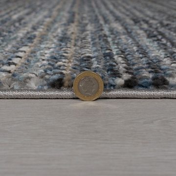 Teppich Strapazierfähiger Geometrischer Wohnzimmer-Teppich in Naturfarben, KADIMA DESIGN, Rechteckig, Höhe: 8 mm