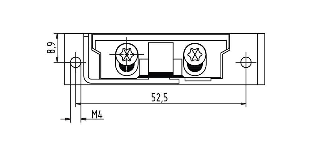 GEZE Türbeschlag Elektrotüröffner A5000--A Kompakt links DIN 6-24 rechts / AC/DC V
