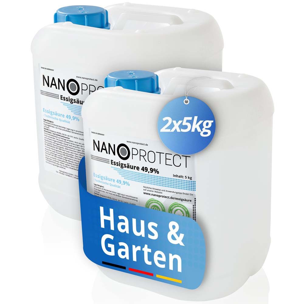 Nanoprotect Essigsäure 49,9% Reinigungskonzentrat