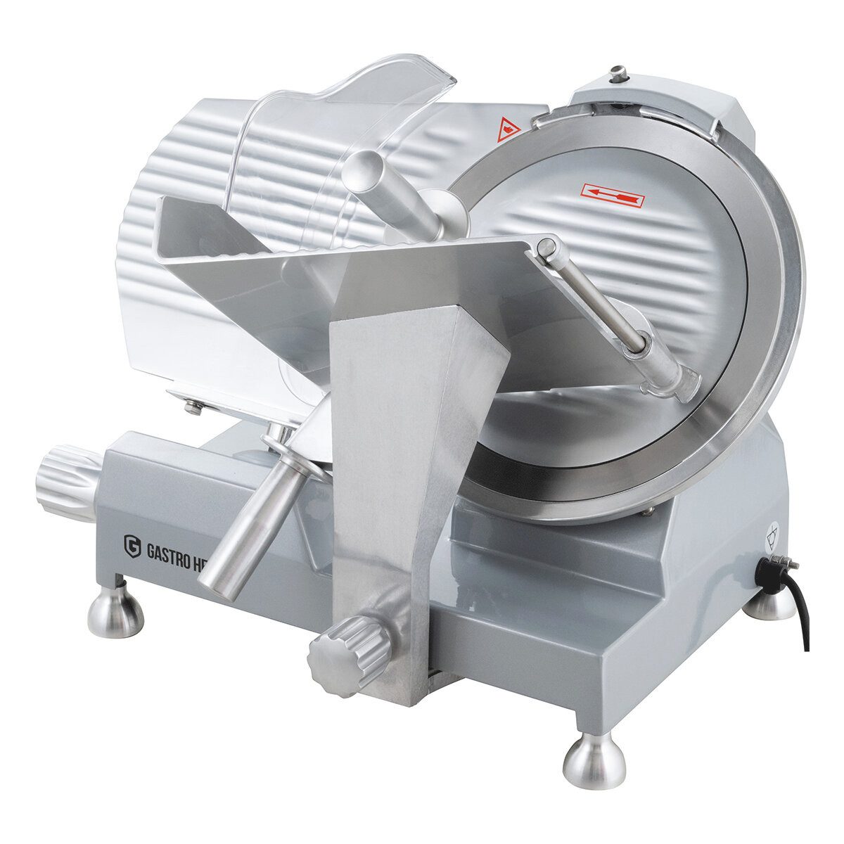 GastroHero Elektromesser Aufschnittmaschine ASM300, Wurstschneidemaschine, 250 W