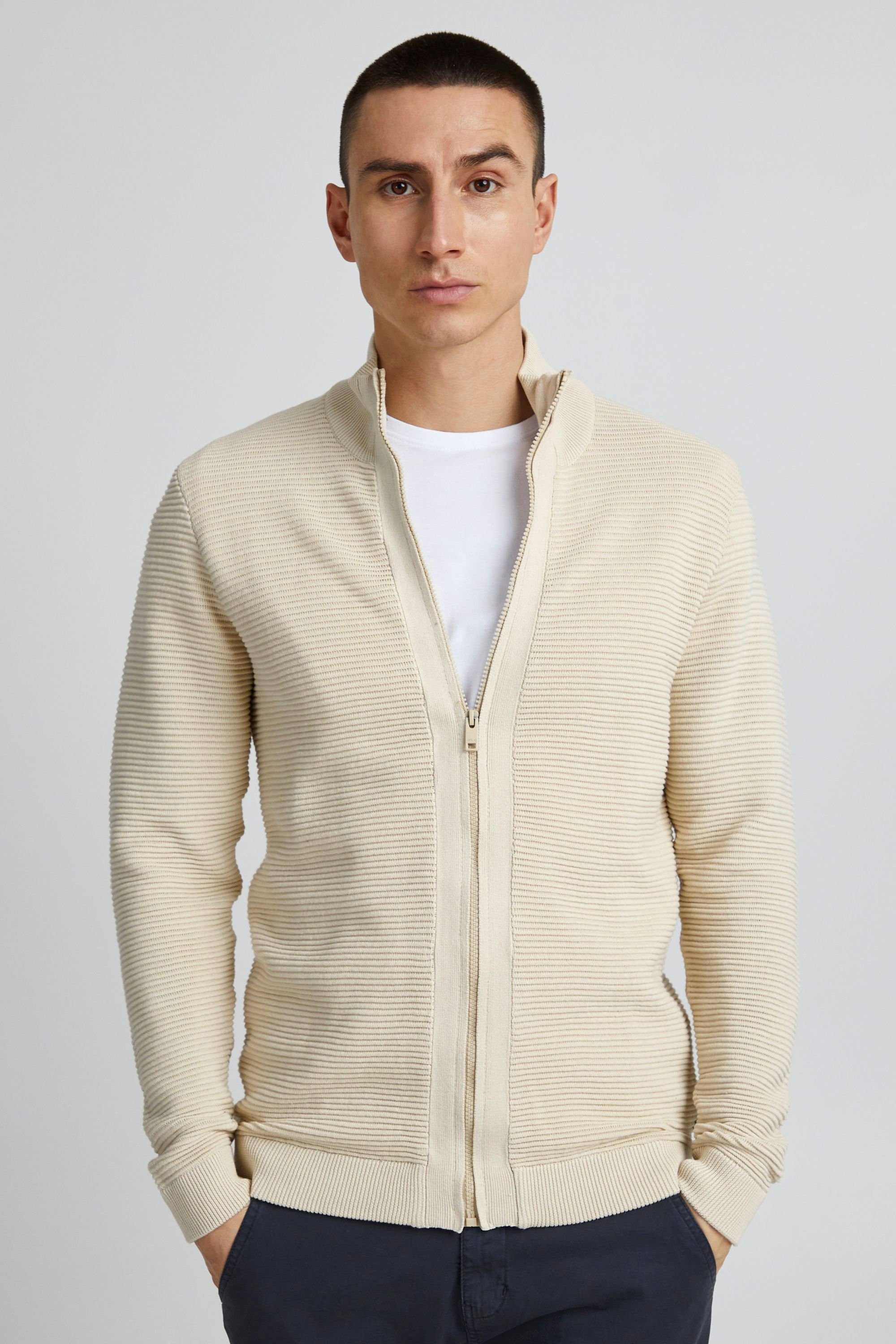 !Solid Strickjacke SDNicklas Oatmeal (130401)