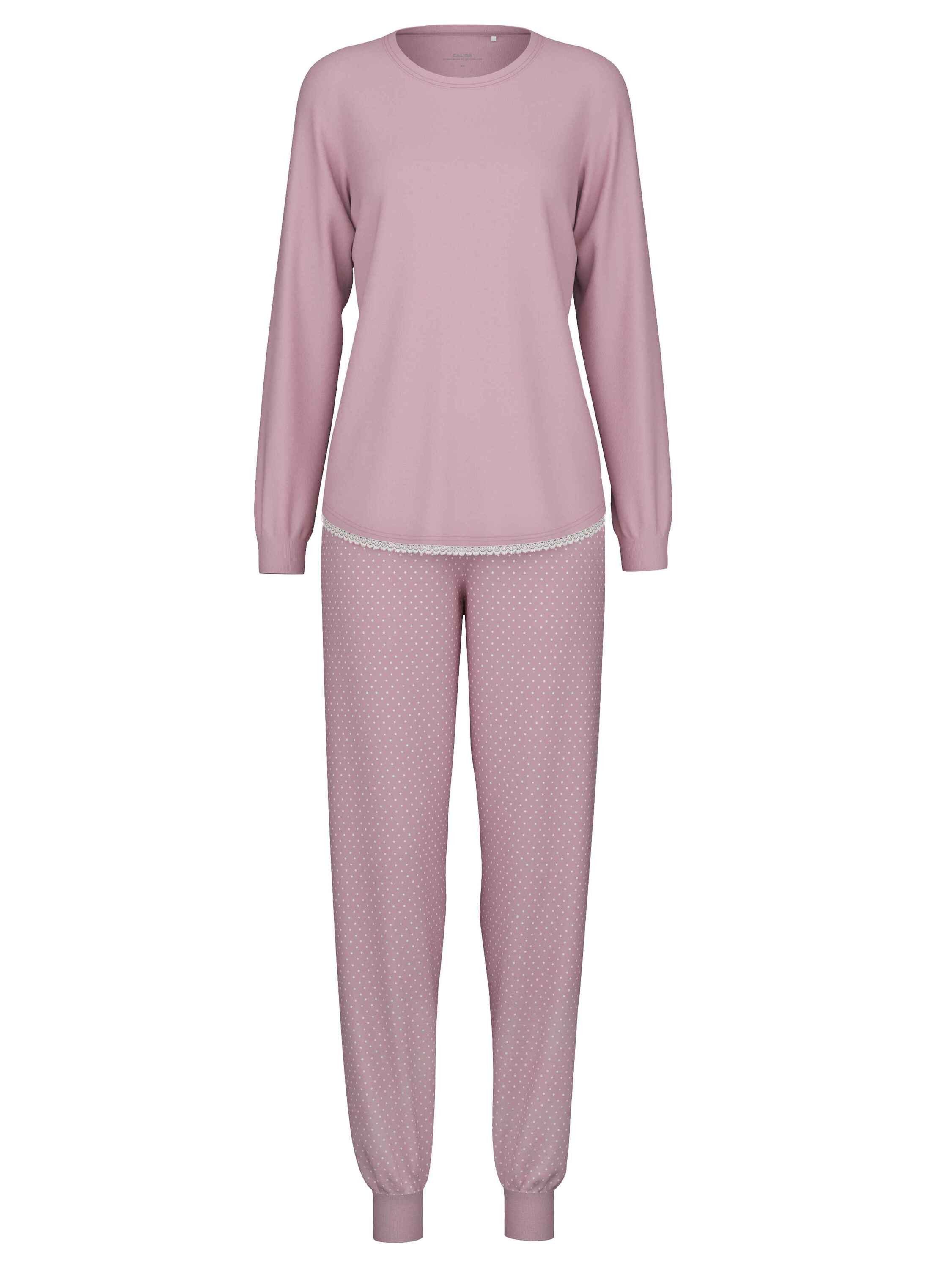 CALIDA Pyjama Bündchen-Pyjama tlg) (2