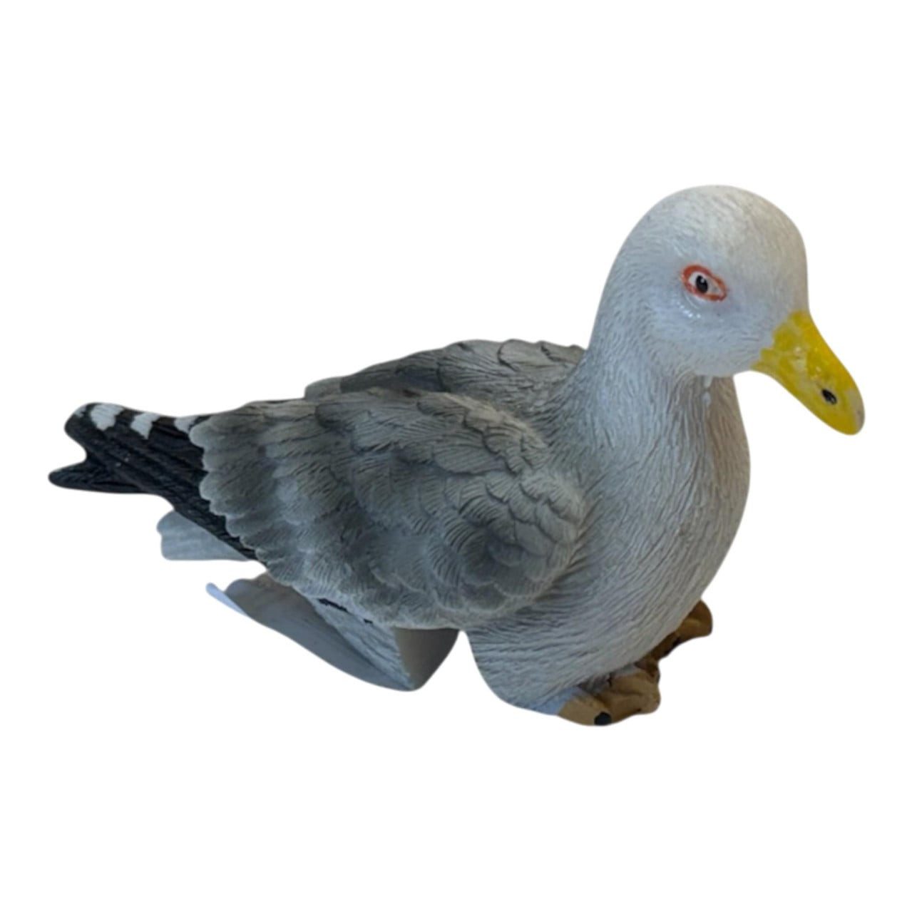 Figurendiscounter Dekofigur Figur Möwe 6,5 x 5 cm grau