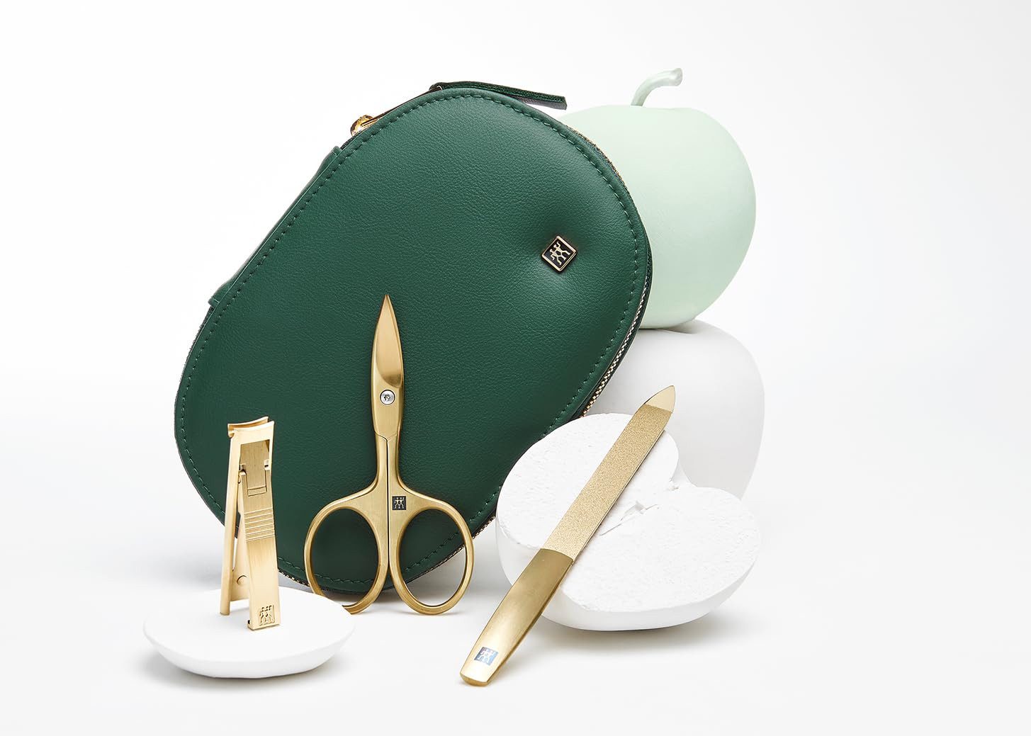 Zwilling Maniküre-Pediküre-Set Zwilling Premium Maniküre Set 6 tlg. vegan, grün Rostfreier Edelstahl, 6-tlg.