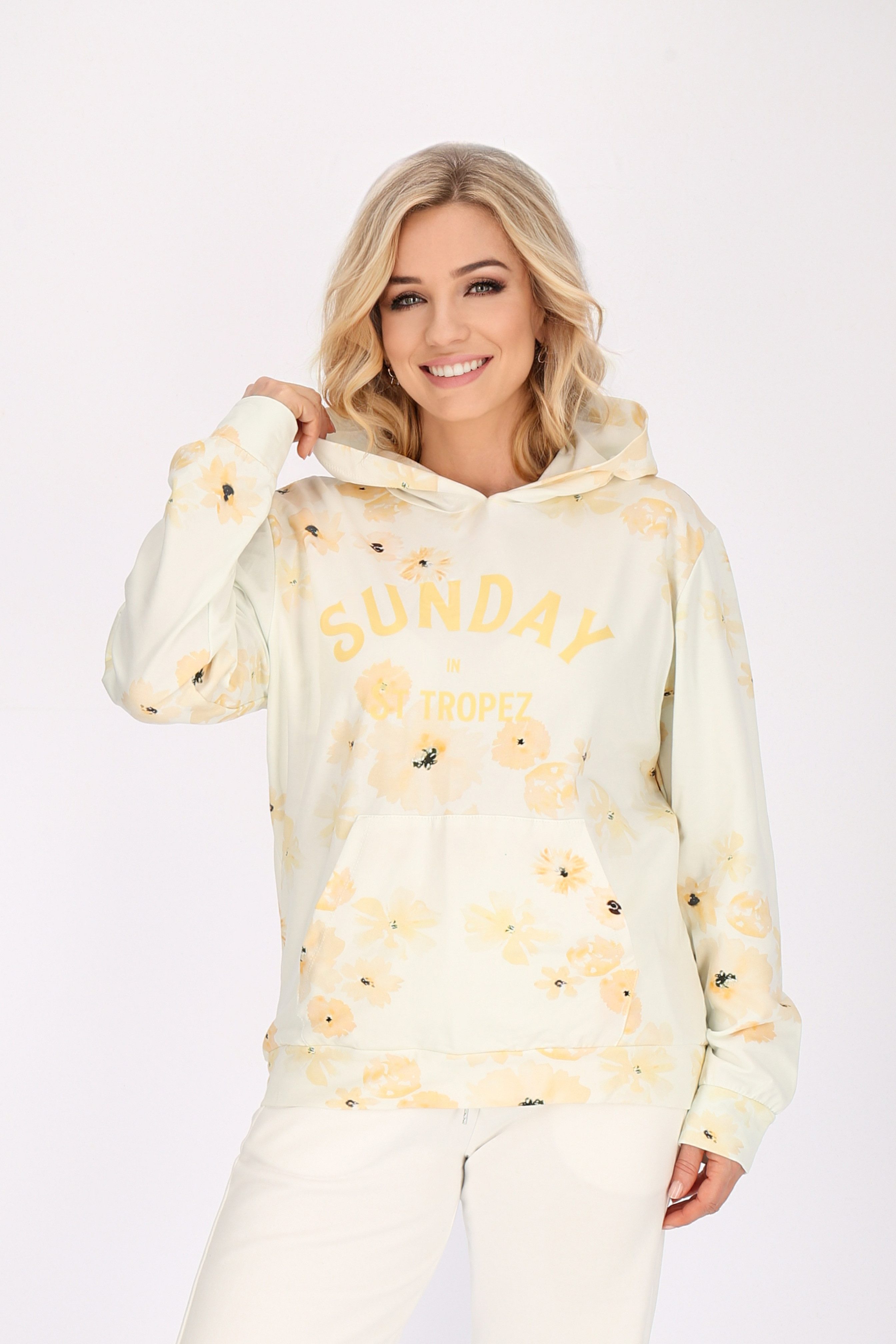 Worldclassca Hoodie Worldclassca Oversized ST TROPEZ Hoodie Kapuzenpullover Sweatshirt