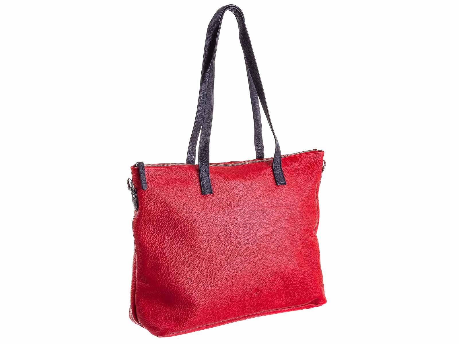 Prato Shopper LM K02 Asif Rindleder geprägt Shopper (1-tlg), Modern