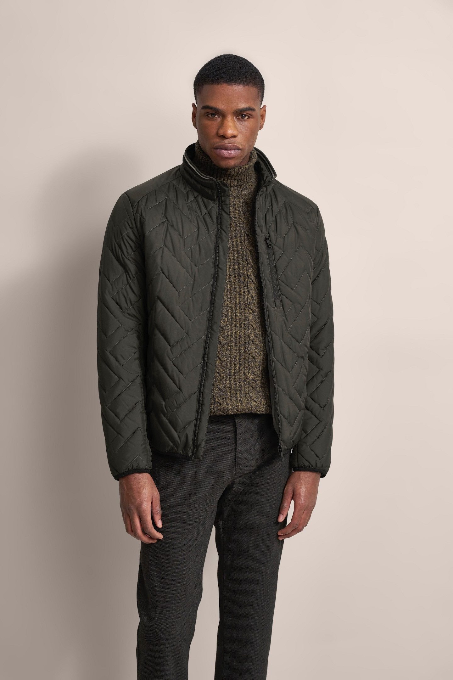 bugatti Blouson ohne Kapuze in Steppoptik günstig online kaufen