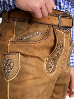 Steigenhöfer Manufaktur Trachtenlederhose ANTIK traditionelles bayrisches Trachtendesign, für Herren