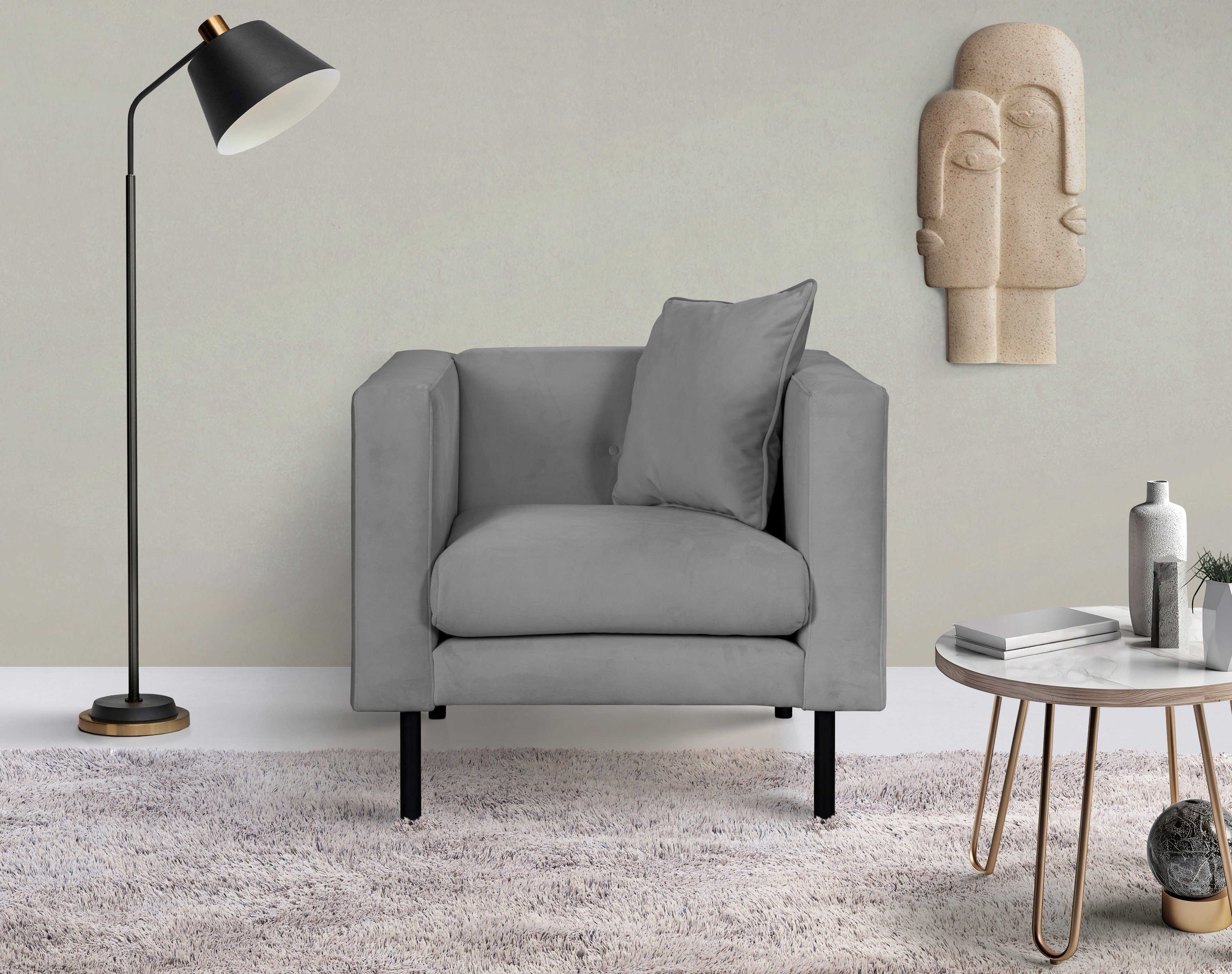 Home affaire Sessel Lillibeth Cocktailsessel, Loungesessel, günstig online kaufen