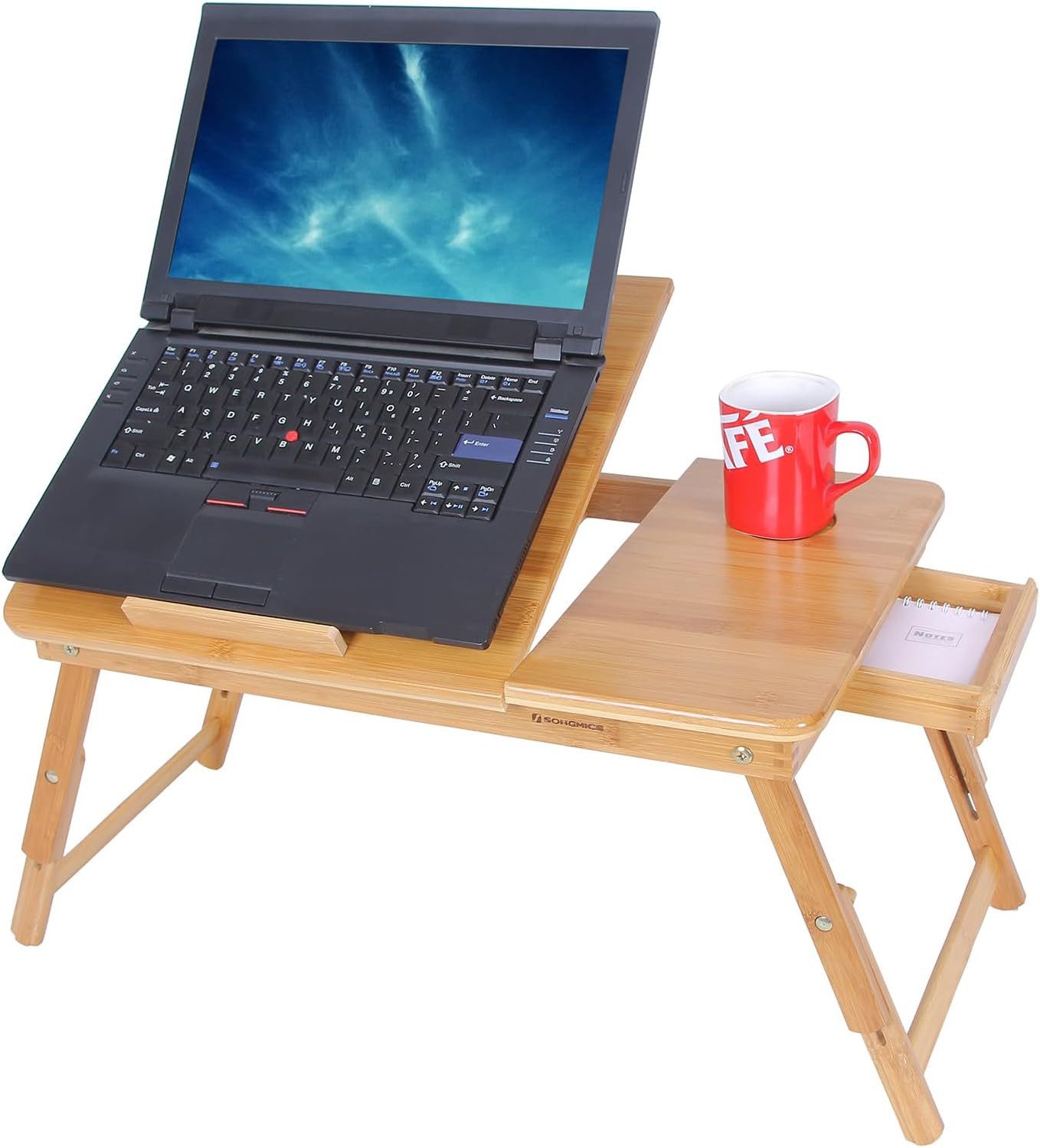 Laptoptisch Laptoptisch Notebooktisch Betttisch klappbar, Laptop Tablett