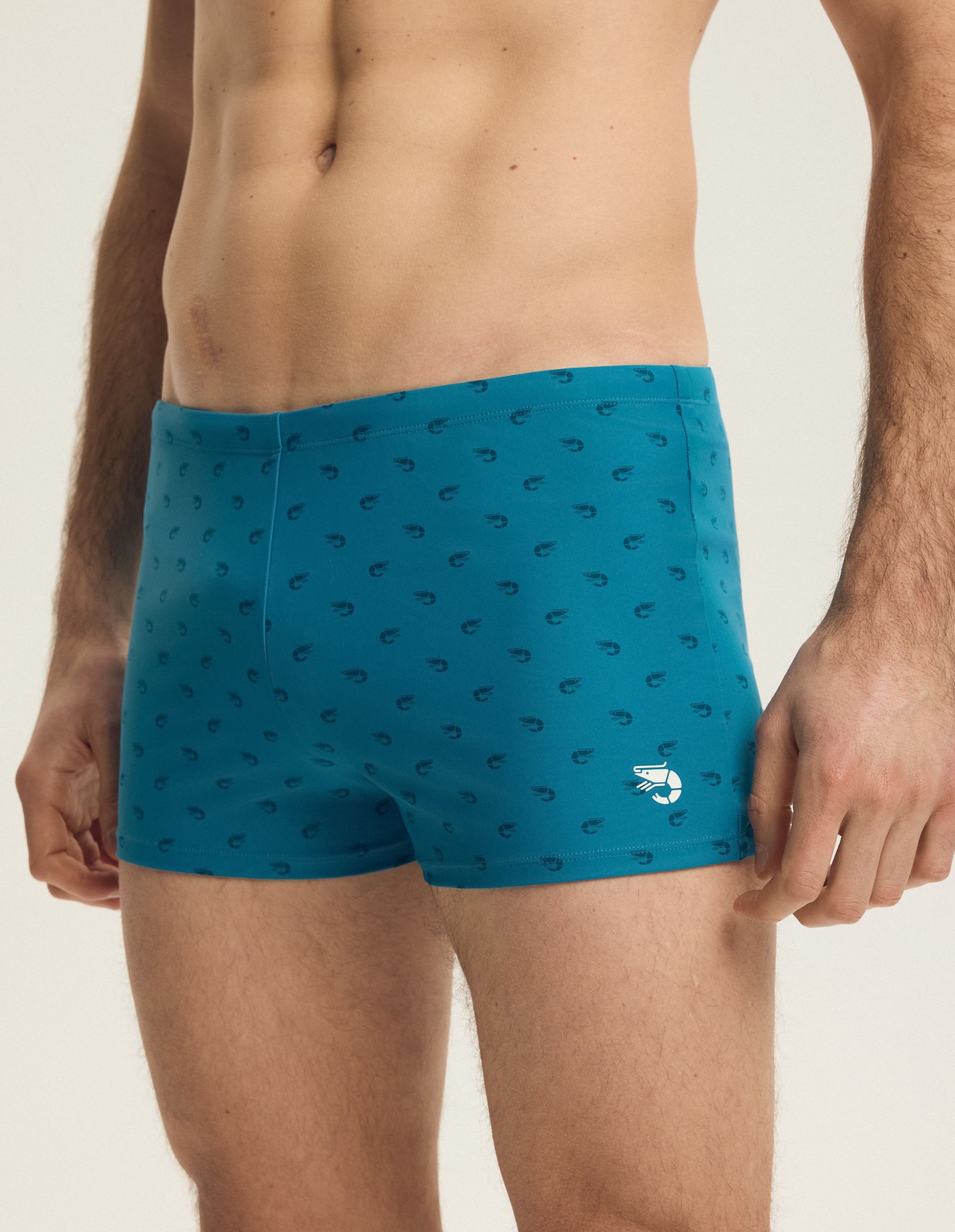 Henderson Boxer-Badehose Leichte Badeboxer aus elastischem Polyamid Mix mit Innenslip Token (1-St)