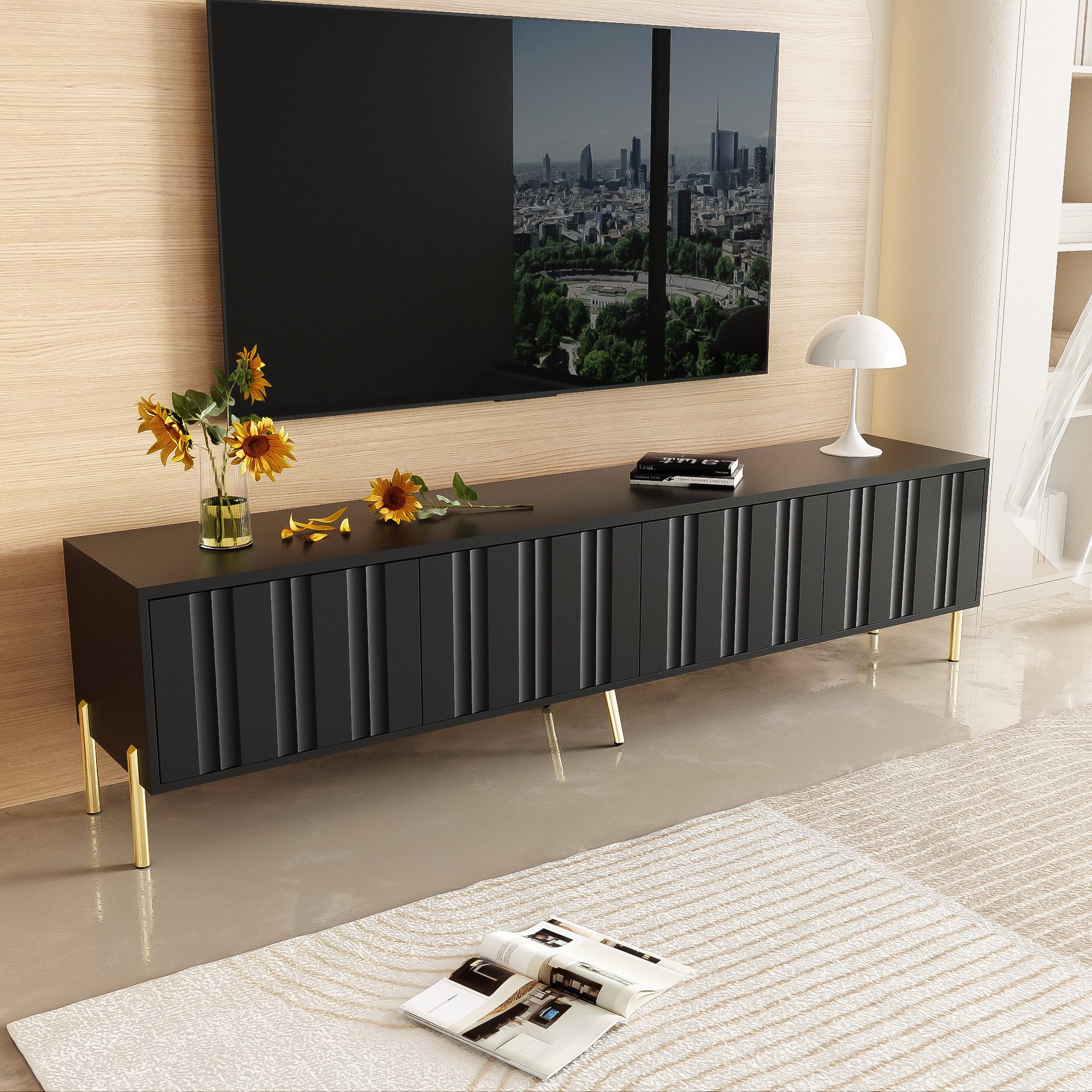 HAUSS SPOLE Lowboard 190x38x48 cm mit günstig online kaufen