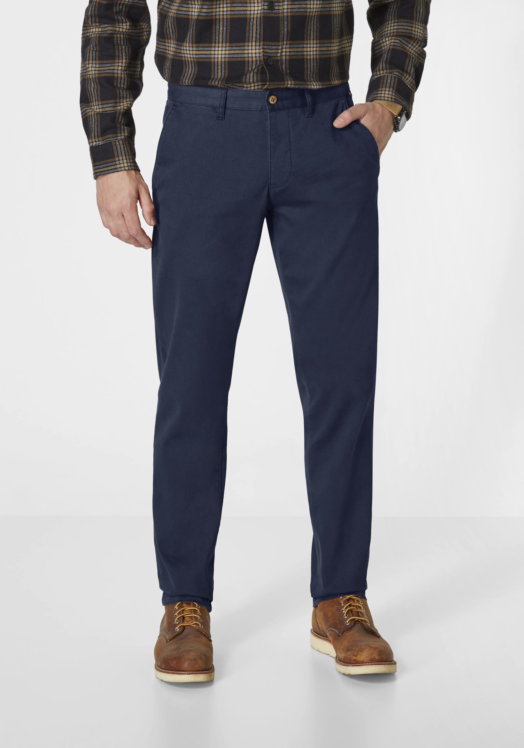 Redpoint Chinohose Jasper Slim-Fit Cotton Dobby günstig online kaufen