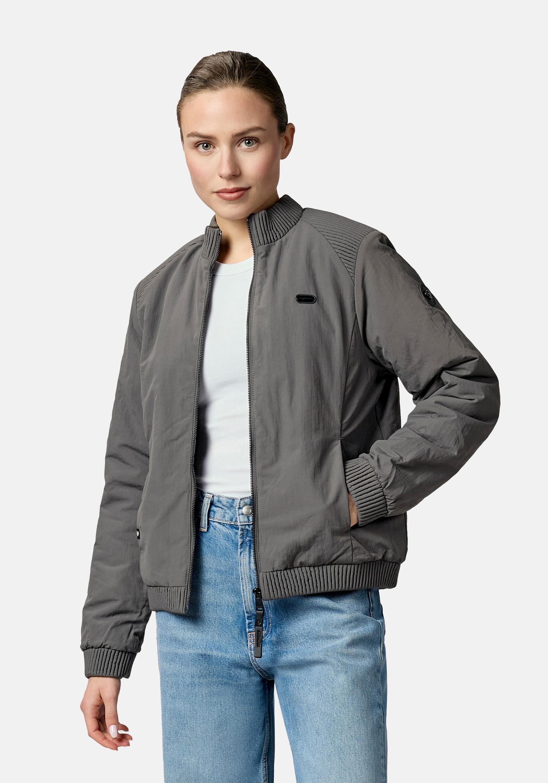 Ragwear Bomberjacke Chenna Warm YOUMODO Warme Pufferjacke mit elastischen Bündchen