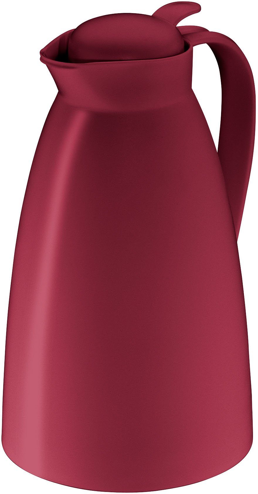 Alfi Isolierkanne Eco, 1,0 rubinrot mit l, Vakuum-Glaseinsatz Kunststoff