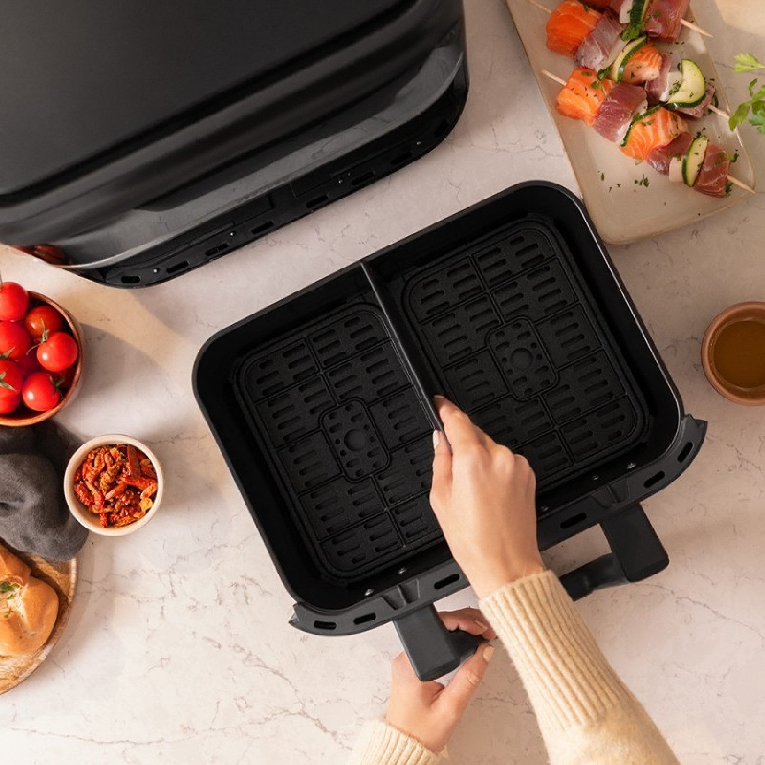 Cecotec Heißluftfritteuse, 2850 W, Cecofry Dual 9000