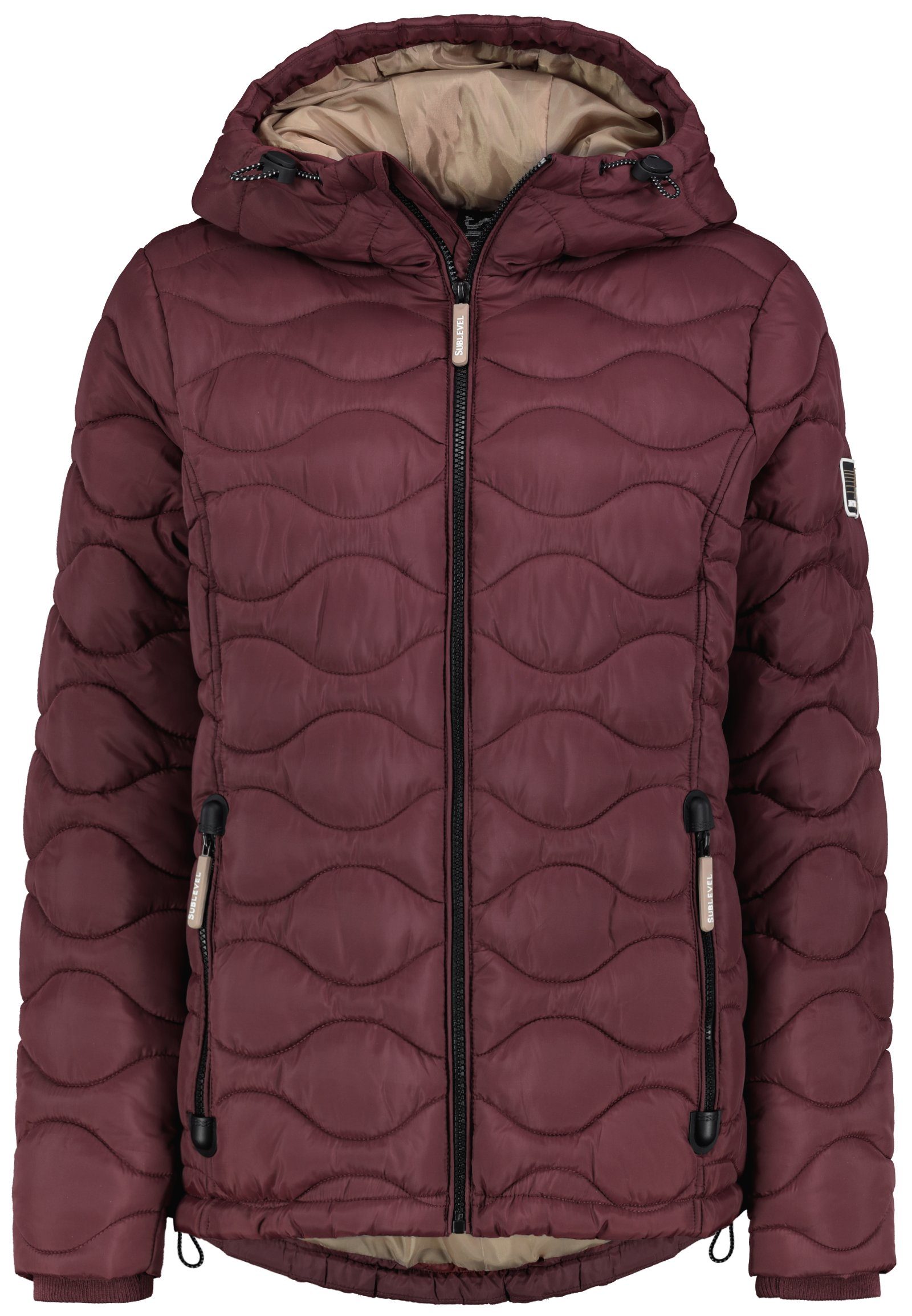 SUBLEVEL Steppjacke Damen Steppjacke mit Speziellen Steppmuster