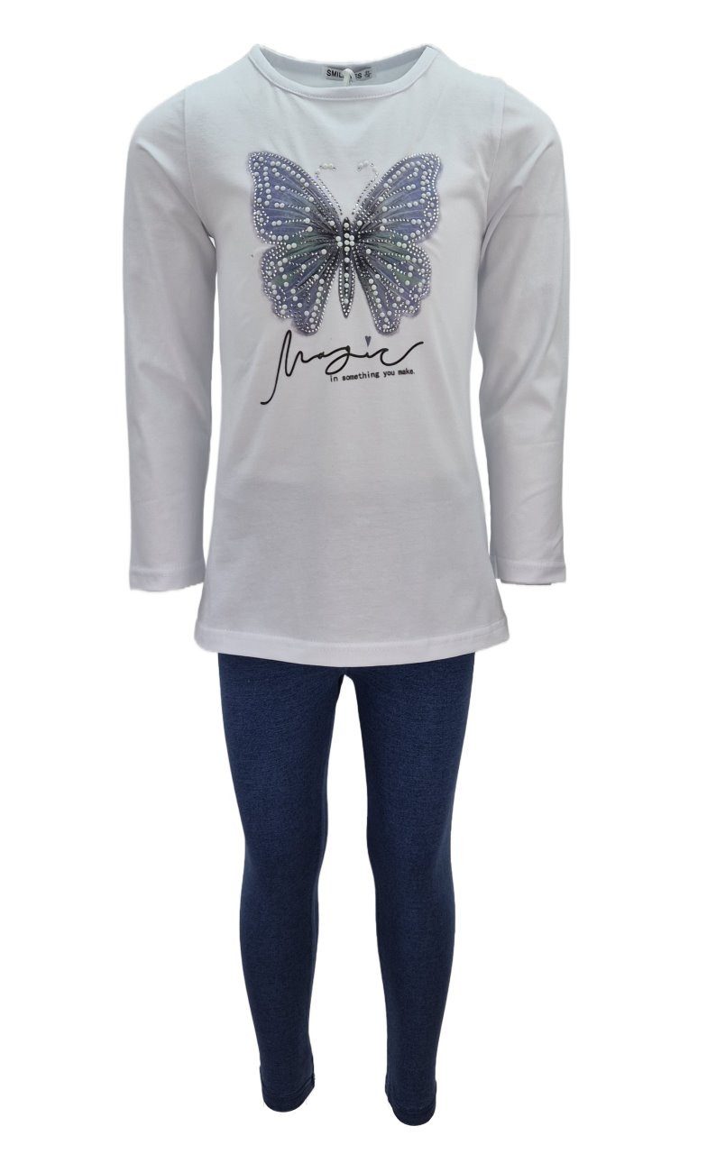 Langarmshirt & Leggings Sommer Set Langarm Shirt + Leggings, MS2245e