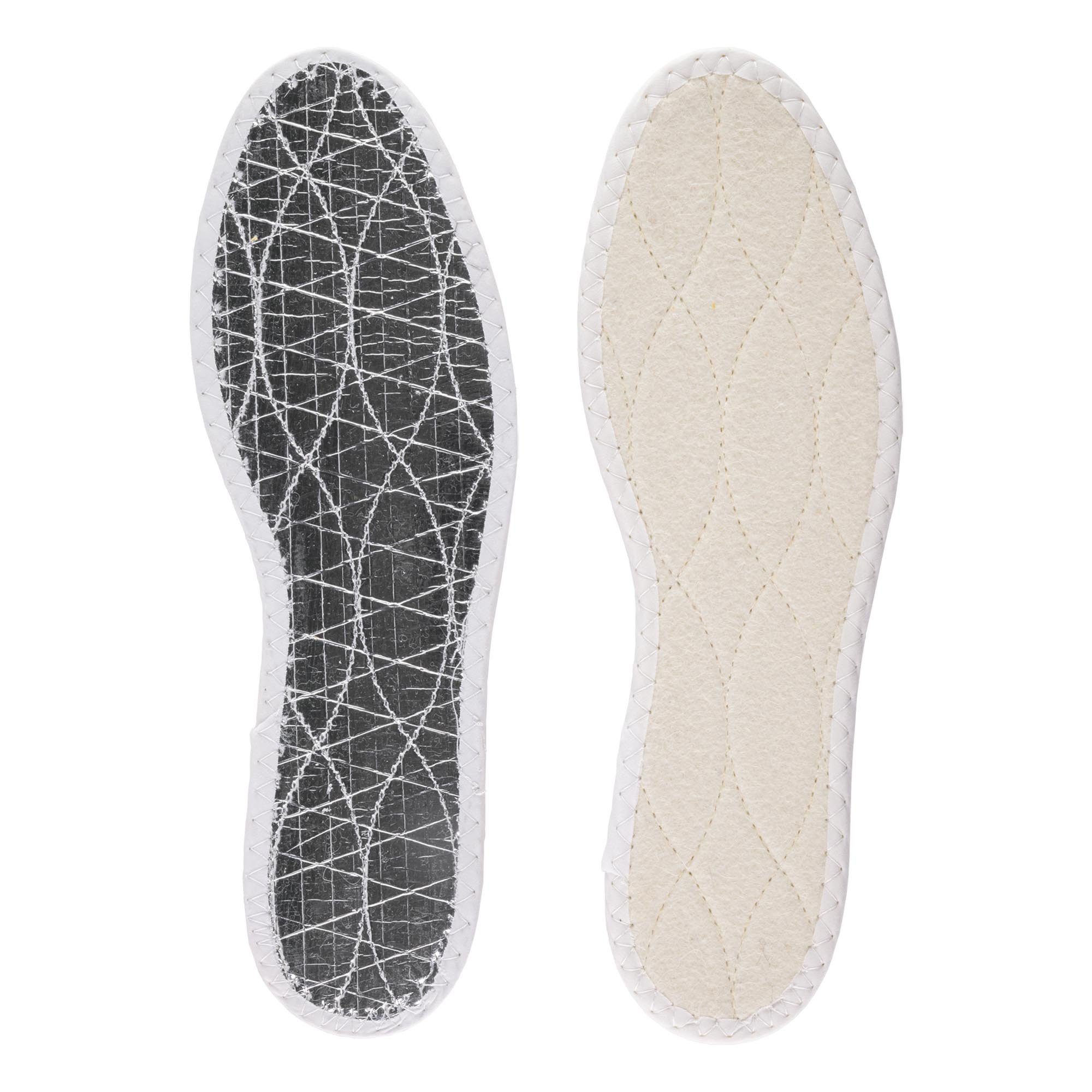 2GO Einlegesohlen Unisex Einlegesohlen 1er Pack Wolle (Packung, 1er Pack)