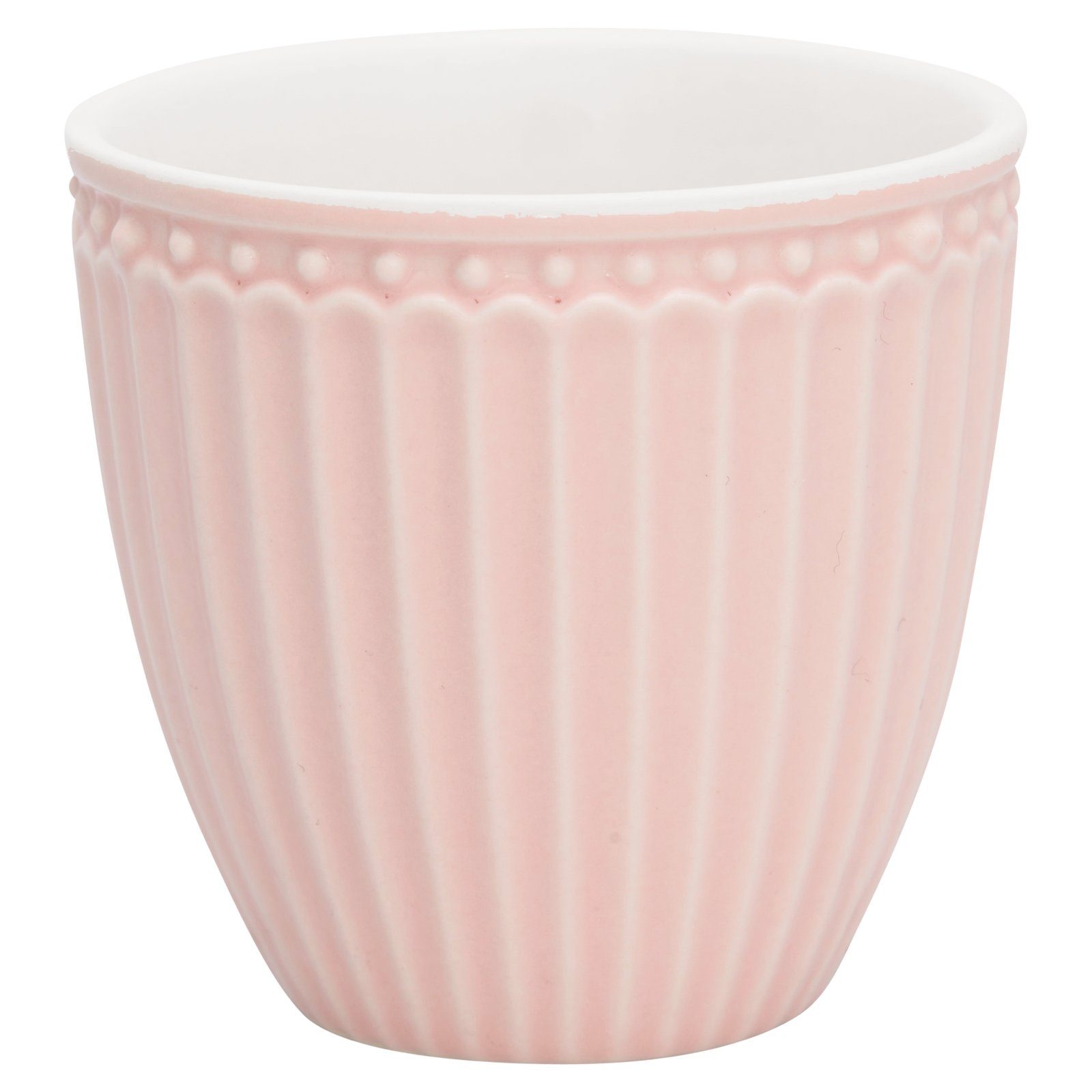 Greengate Becher Alice Mini Latte Cup pale pink 125 ml, Porzellan