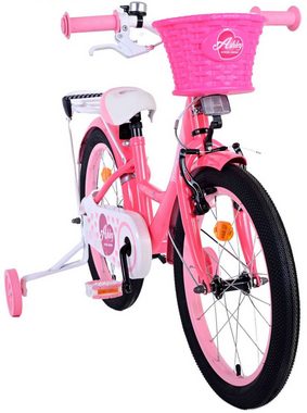 T&Y Trade Kinderfahrrad 18 Zoll Fahrrad Kinder Mädchen Fahrrad Mädchenfahrrad Rad Ashley 31834, 1 Gang, Rücktrittbremse, Gepäckträger, Stützräder, Korb, Seitenständer