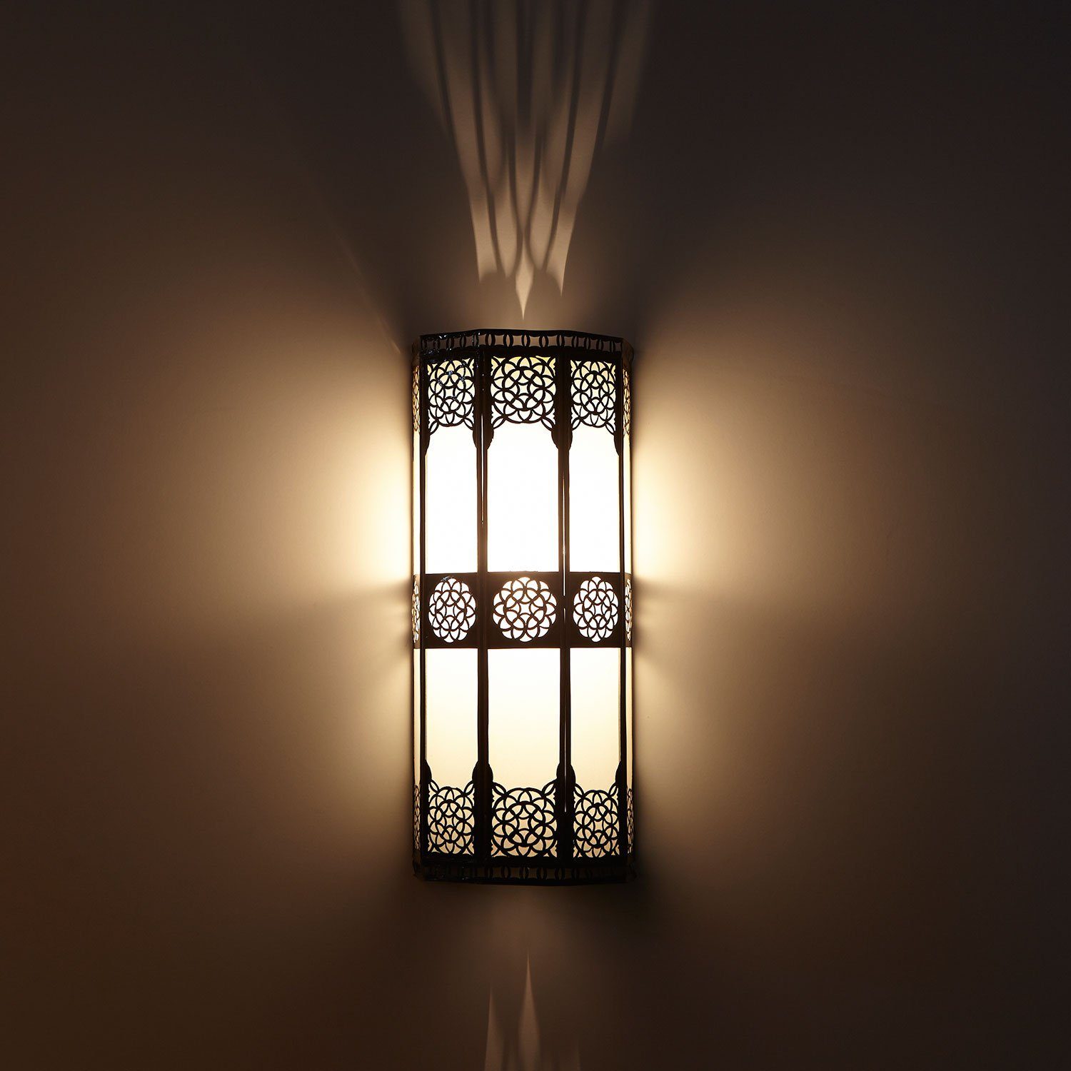 Casa Moro Wandleuchte Orientalische Wandlampe marokkanische Wandleuchte Resmi H 44, ohne Leuchtmittel, Schöne Dekoration für Wand & Flur L1421