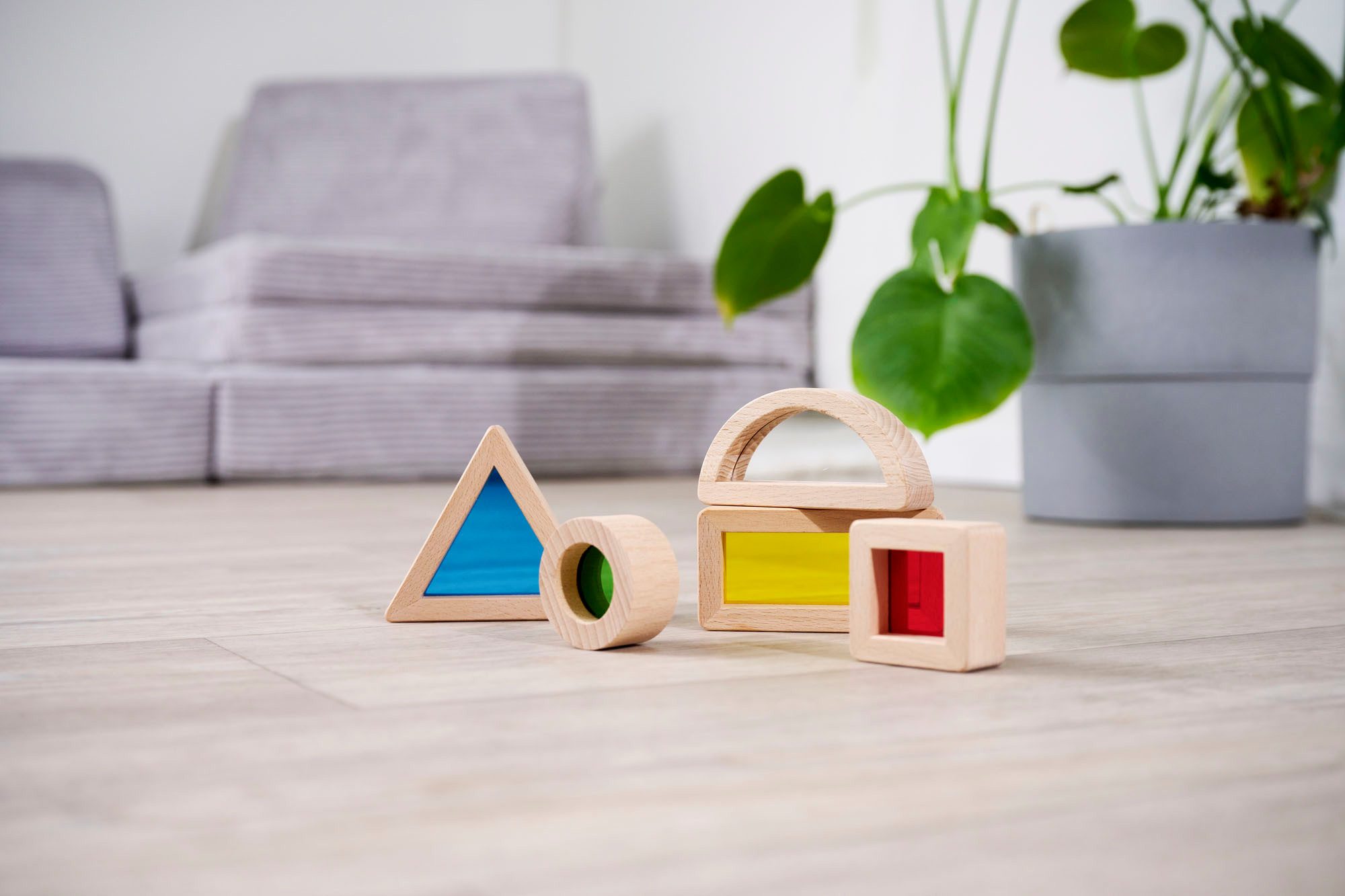 Eichhorn Montessori Fensterbausteine Spielbausteine – Bild 5 von 5