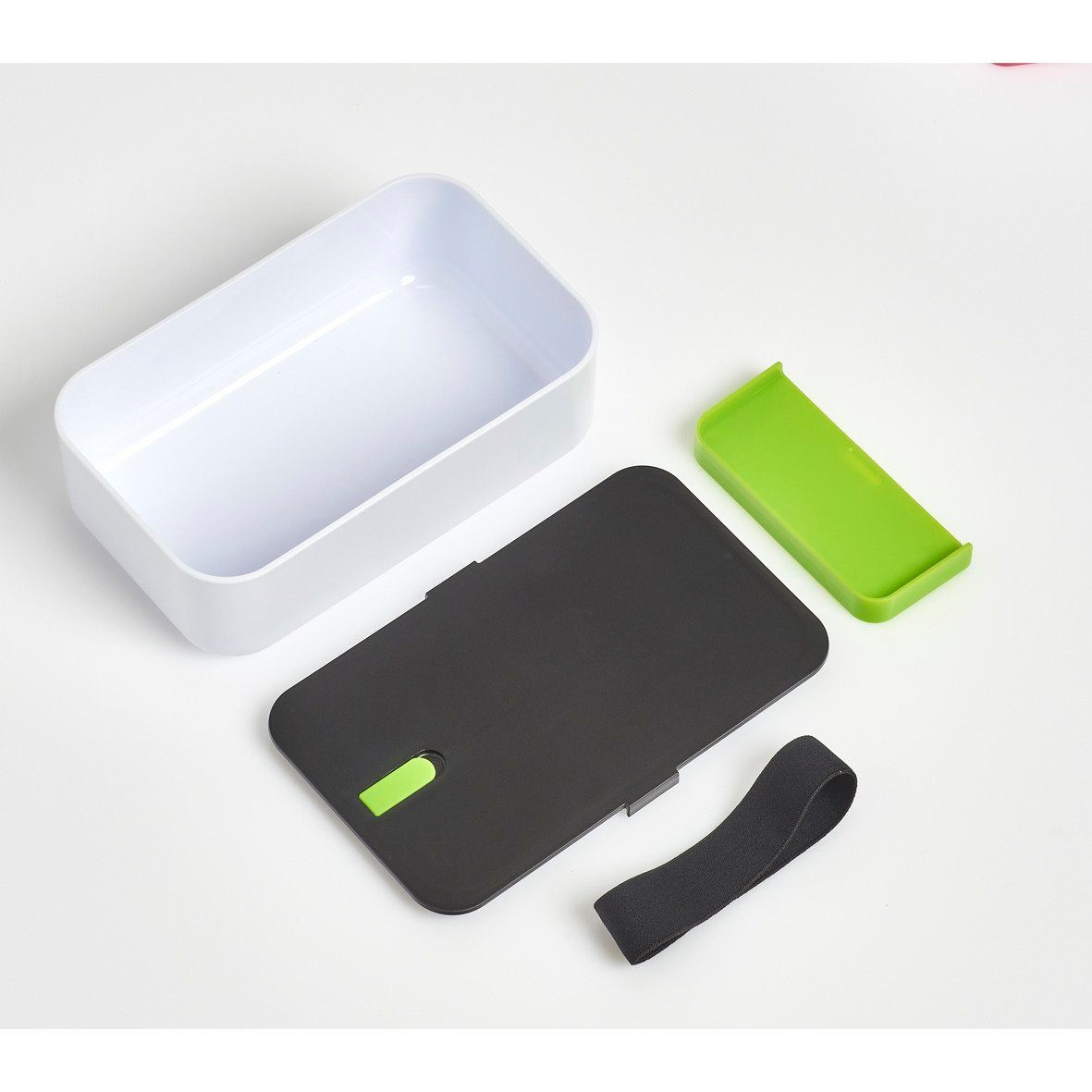 Zeller Present Lunchbox, grün 0-tlg) (einzeln, Kunststoff