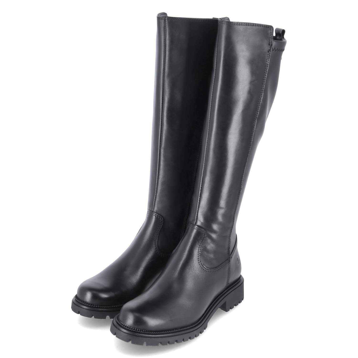 Tamaris Tamaris 1-25605-43/001 Damen Leder und Synthetik schwarz Stiefel günstig online kaufen