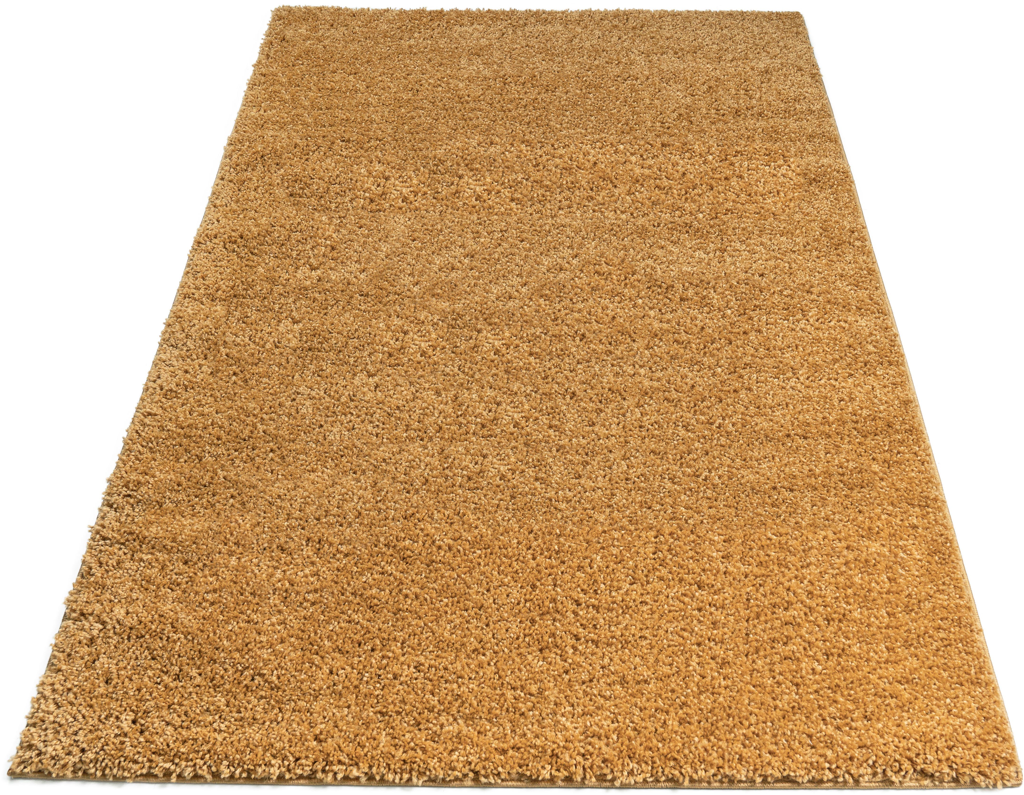 Hochflor-Teppich Shaggy Soft, Bruno Banani, rechteckig, Höhe: 30 mm, gewebt, Uni Farben, besonders weich und kuschelig
