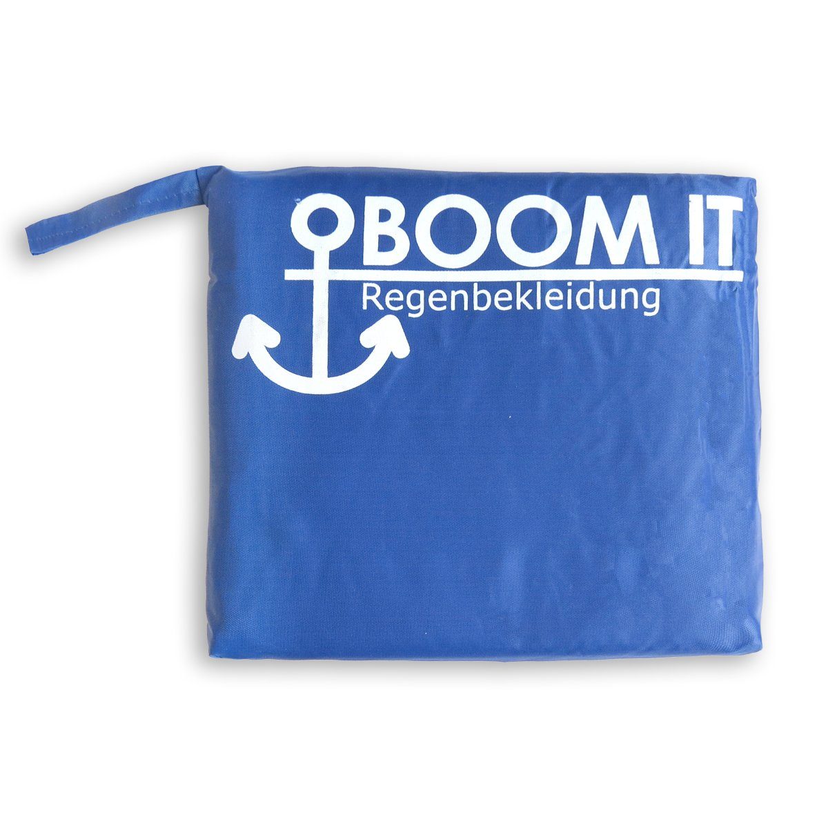 Schutz Brusttasche "Unifarben" Sonia Druckknopfleiste, Zugband Originelli Regenponcho Reflektorstreifen Regencape blau Regenponcho