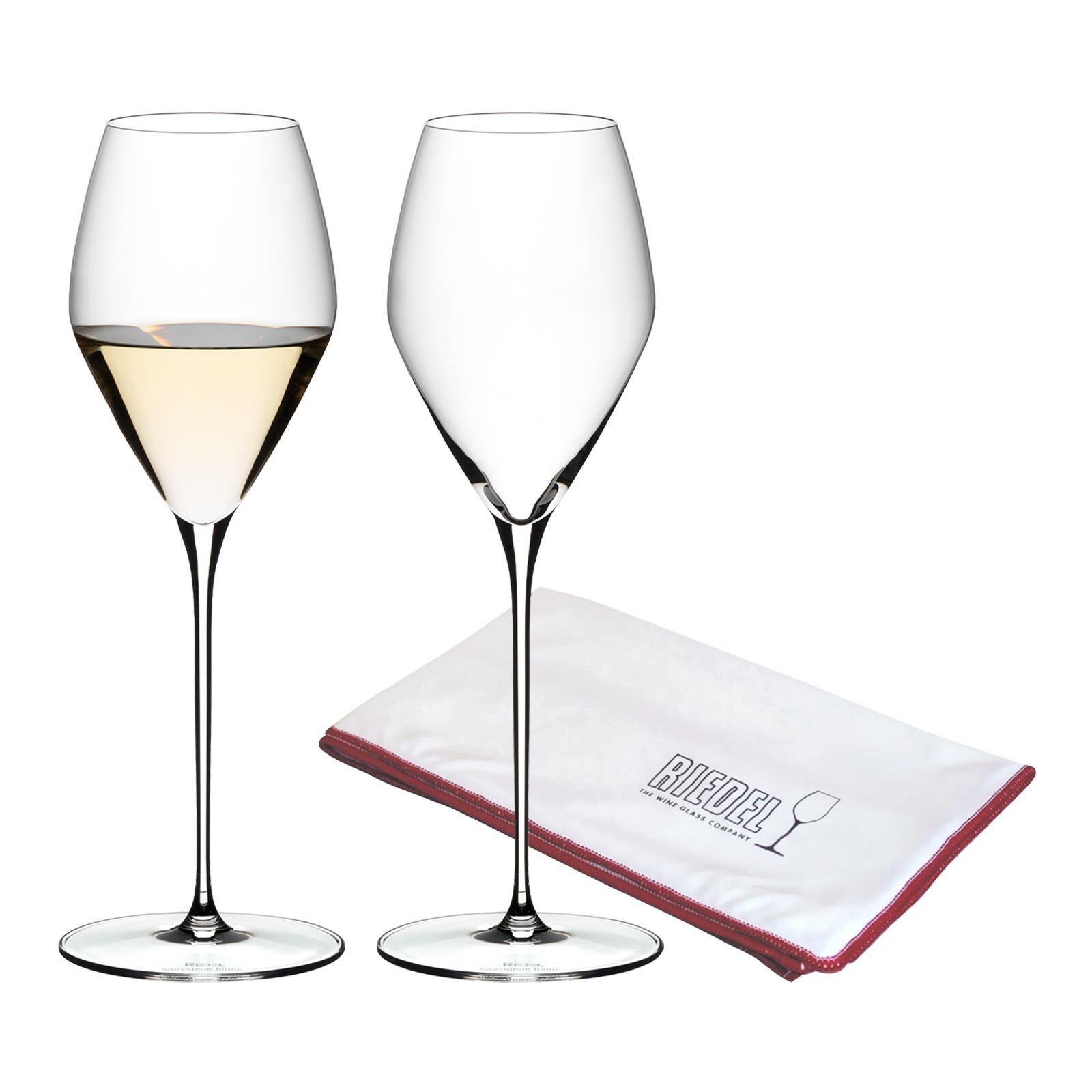 Weißweinglas Veloce Sauvignon Blanc Gläser + Poliertuch 347 ml