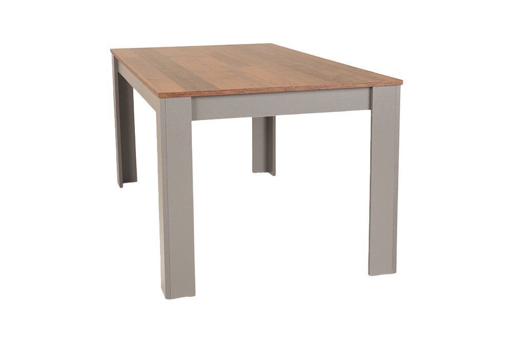 riess-ambiente Esstisch LOFT 160cm natur/anthrazit · pflegeleichter Küchentisch bis 6 Personen (Einzelartikel, 1-St), viel Beinfreiheit · Modern Design · Holzoptik · stabile Winkelfüße