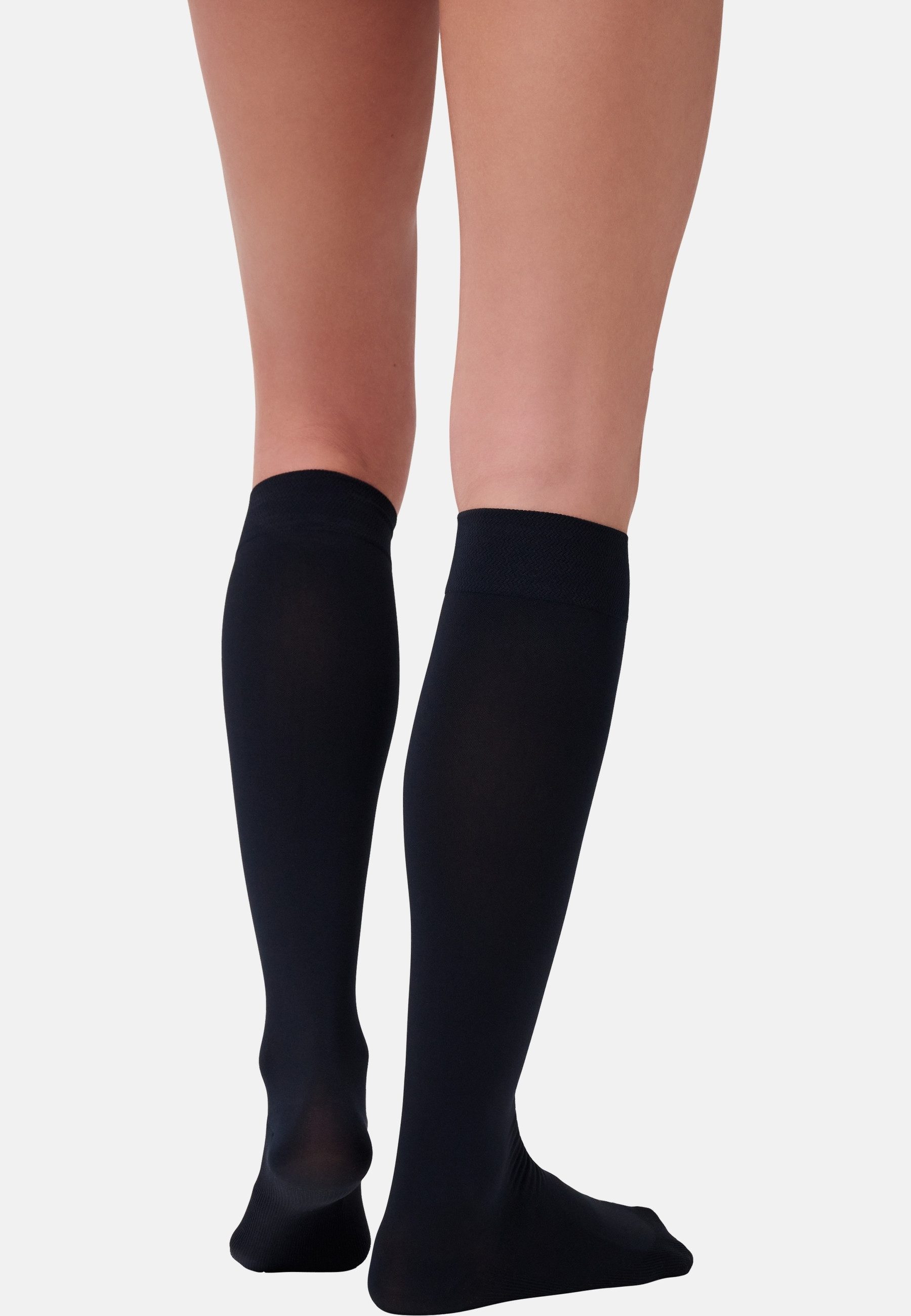 ITEM m6 Kniestrümpfe KNEE-HIGH OPAQUE CONSCIOUS Hightech-Kompression, breiter Bund, hautfreundlich, Garn-Mix