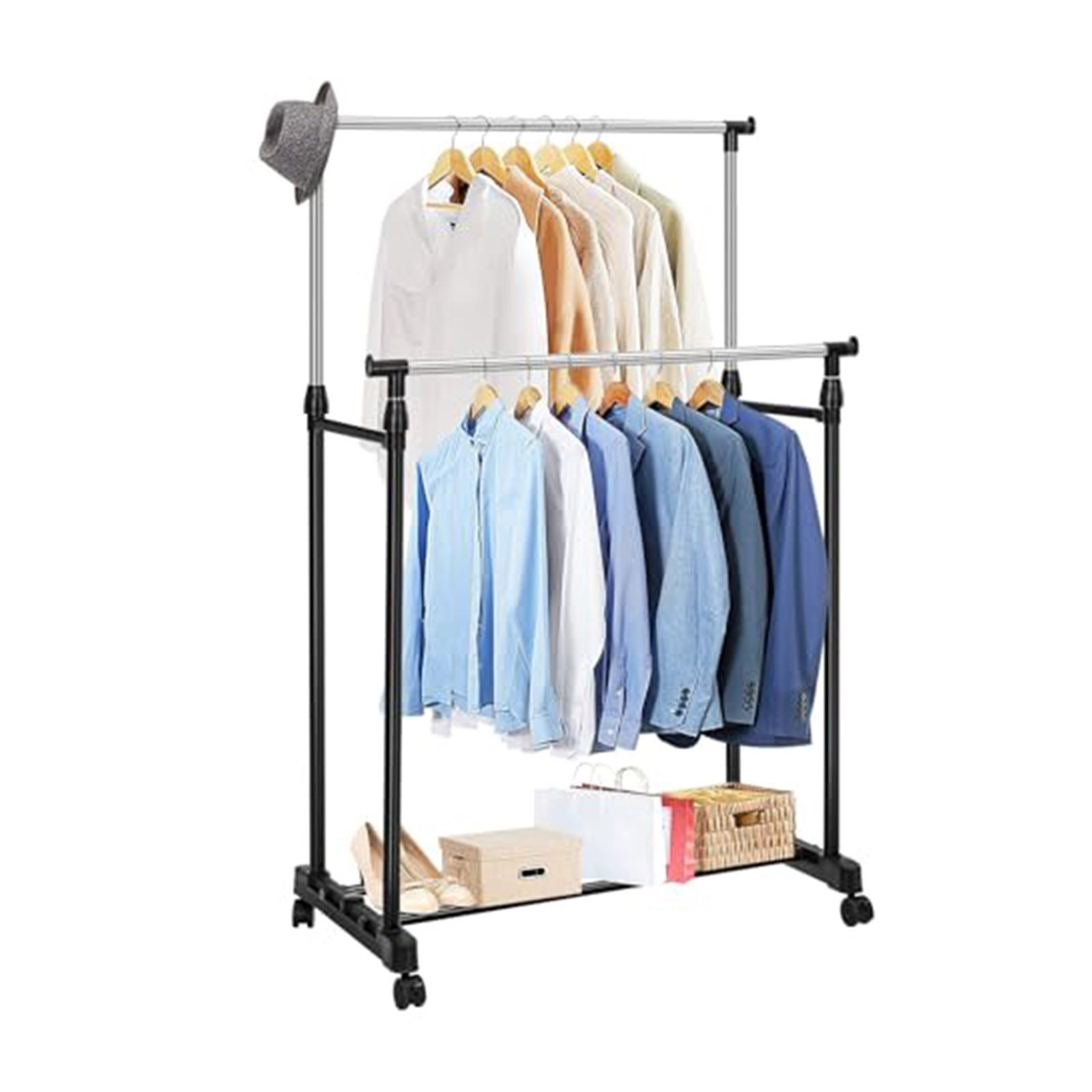 Kleiderständer Kleiderständer auf Rollen Garderobenständer günstig online kaufen