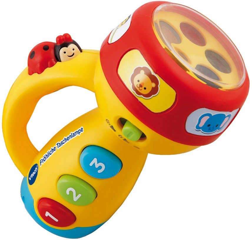 Vtech® Lernspielzeug VTechBaby, Fröhliche Taschenlampe, mit Licht und Sound