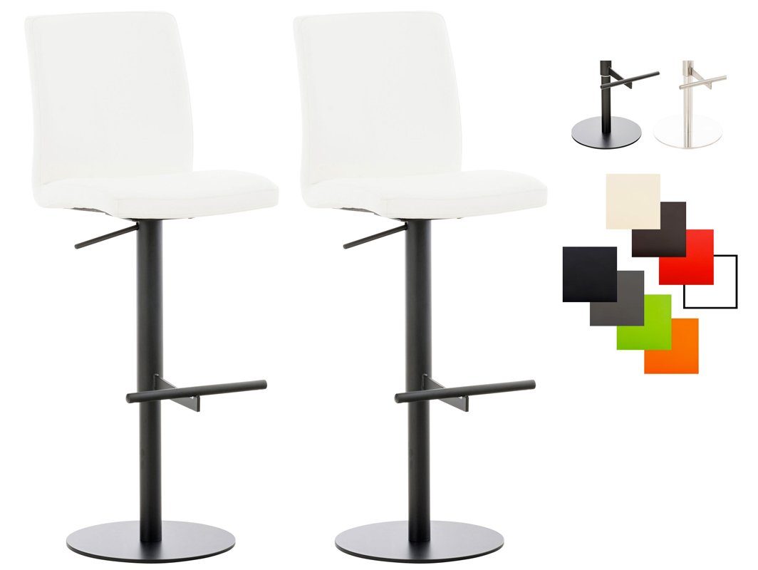 CLP Barhocker Cadiz Kunstleder (2er Set, 2 St., 2er), Kunstleder, höhenverstellbar, bis 240 kg