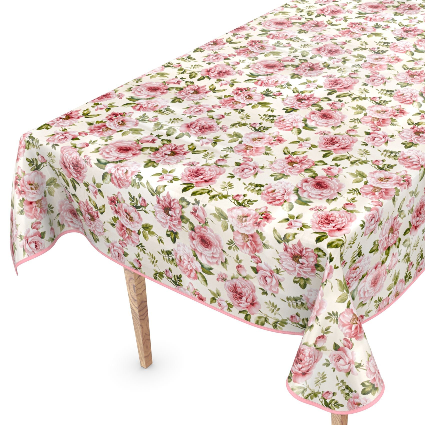 ANRO Tischdecke Wachstuchtischdecke Gartentischdecke Wachstischdecke (Einze günstig online kaufen