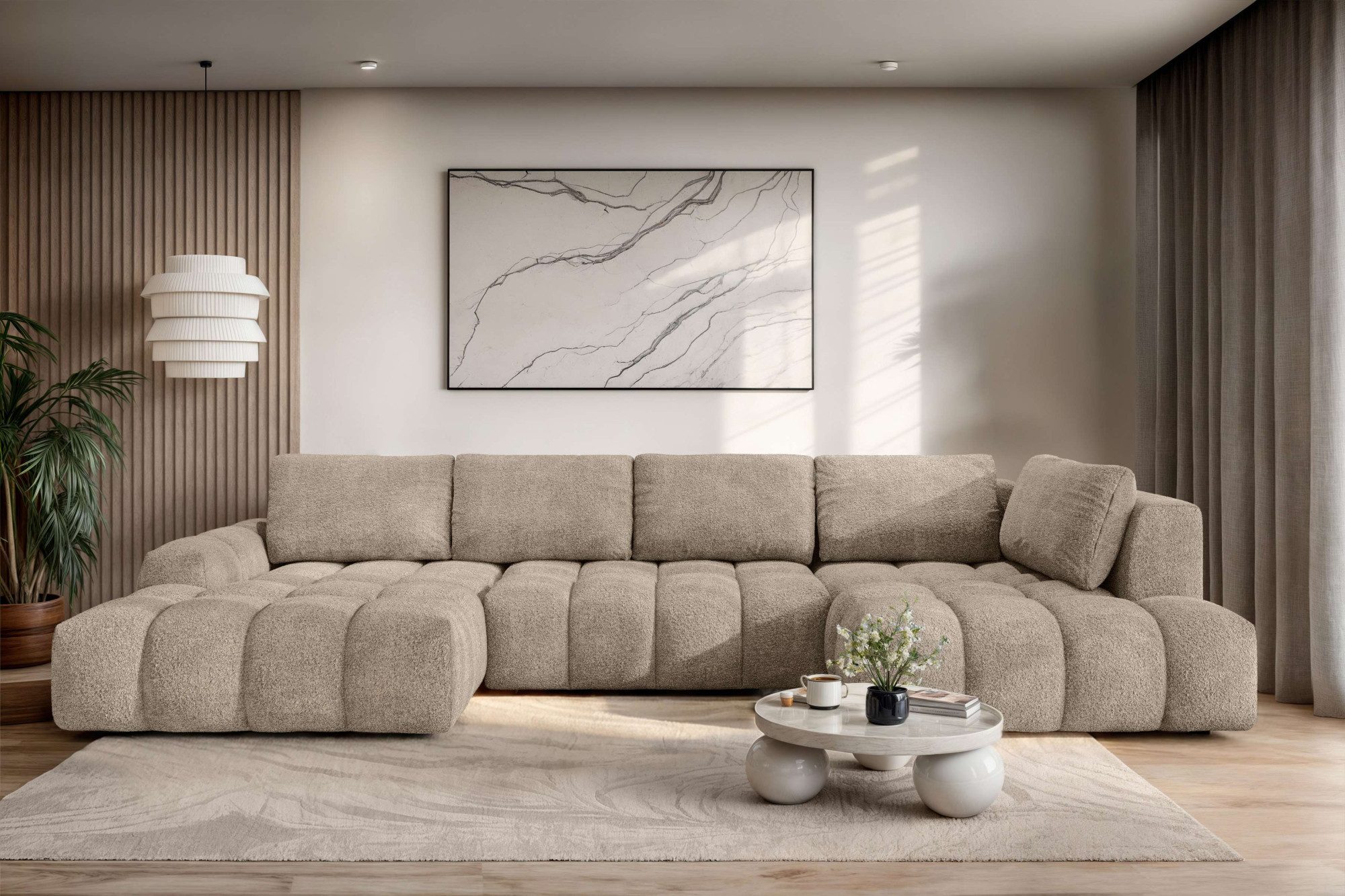 Große Wohnlandschaften kaufen » Große Sofas U-Form