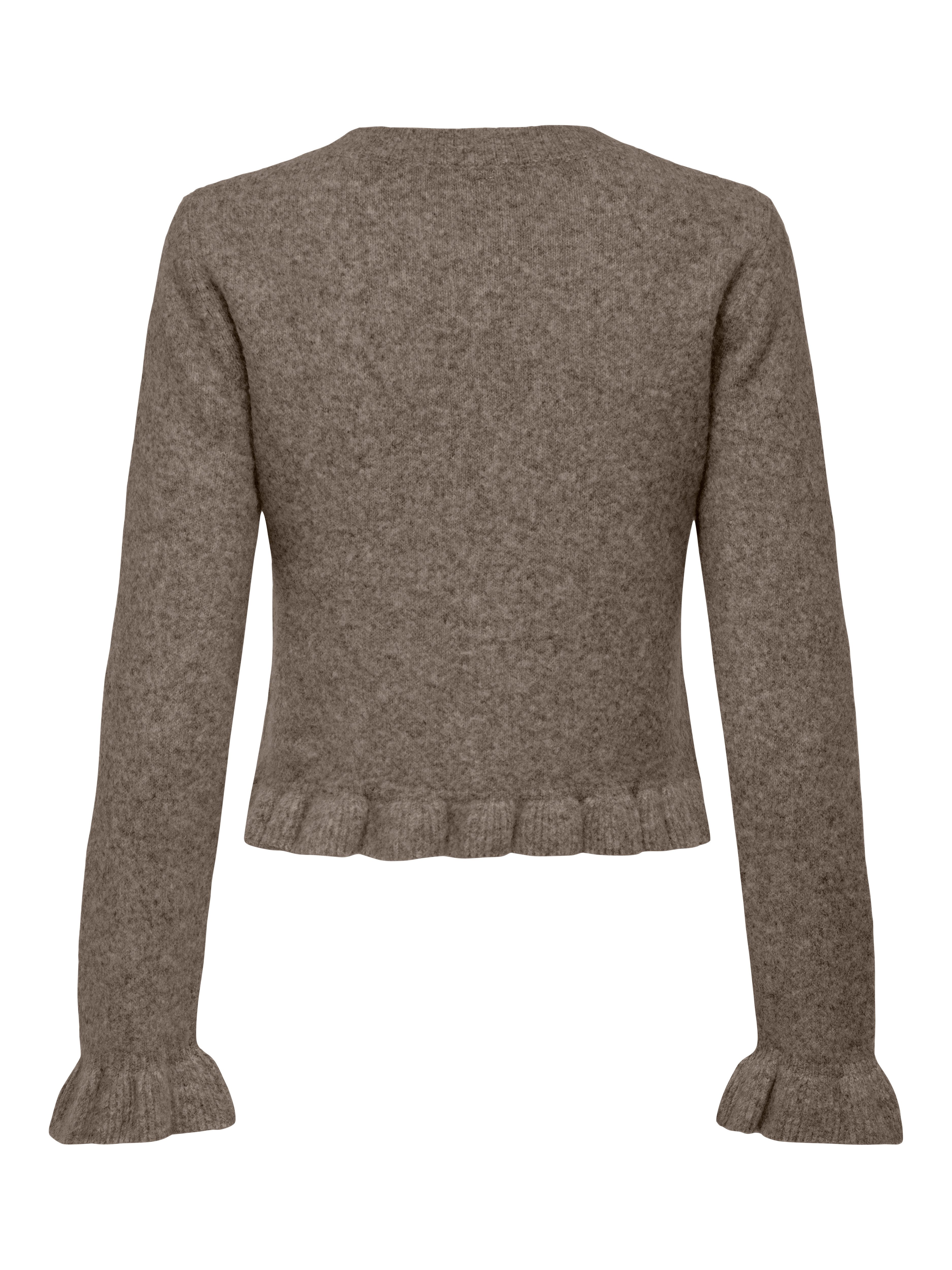 ONLY Strickjacke ONLRIMA LIFE LS FRILL BUTTON CARDIG KNT mit Rüschen günstig online kaufen