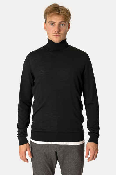 bugatti Langarmshirt Mit Rollkragen